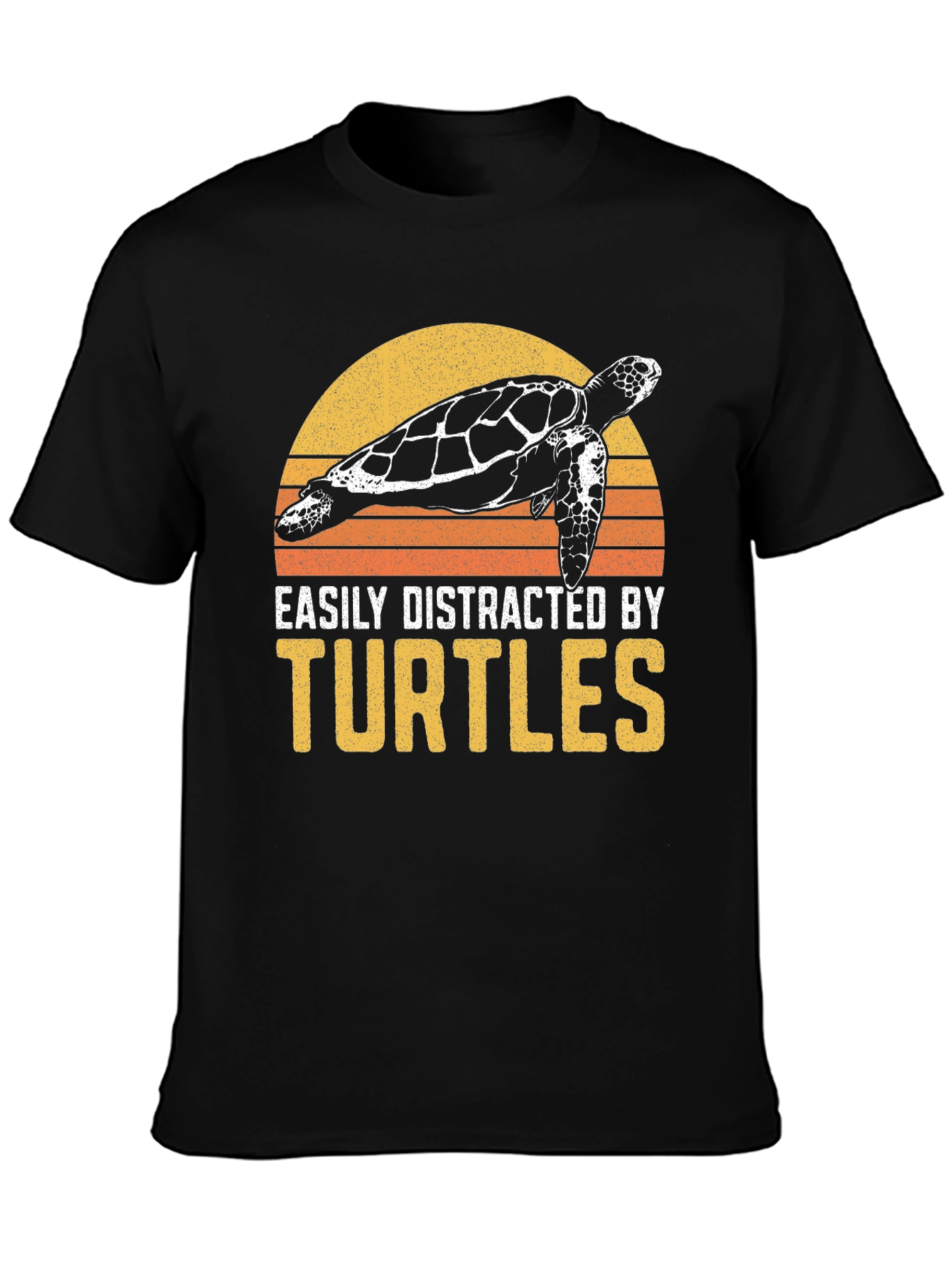 Easily Distracted By Turtles Graphic T-Shirt