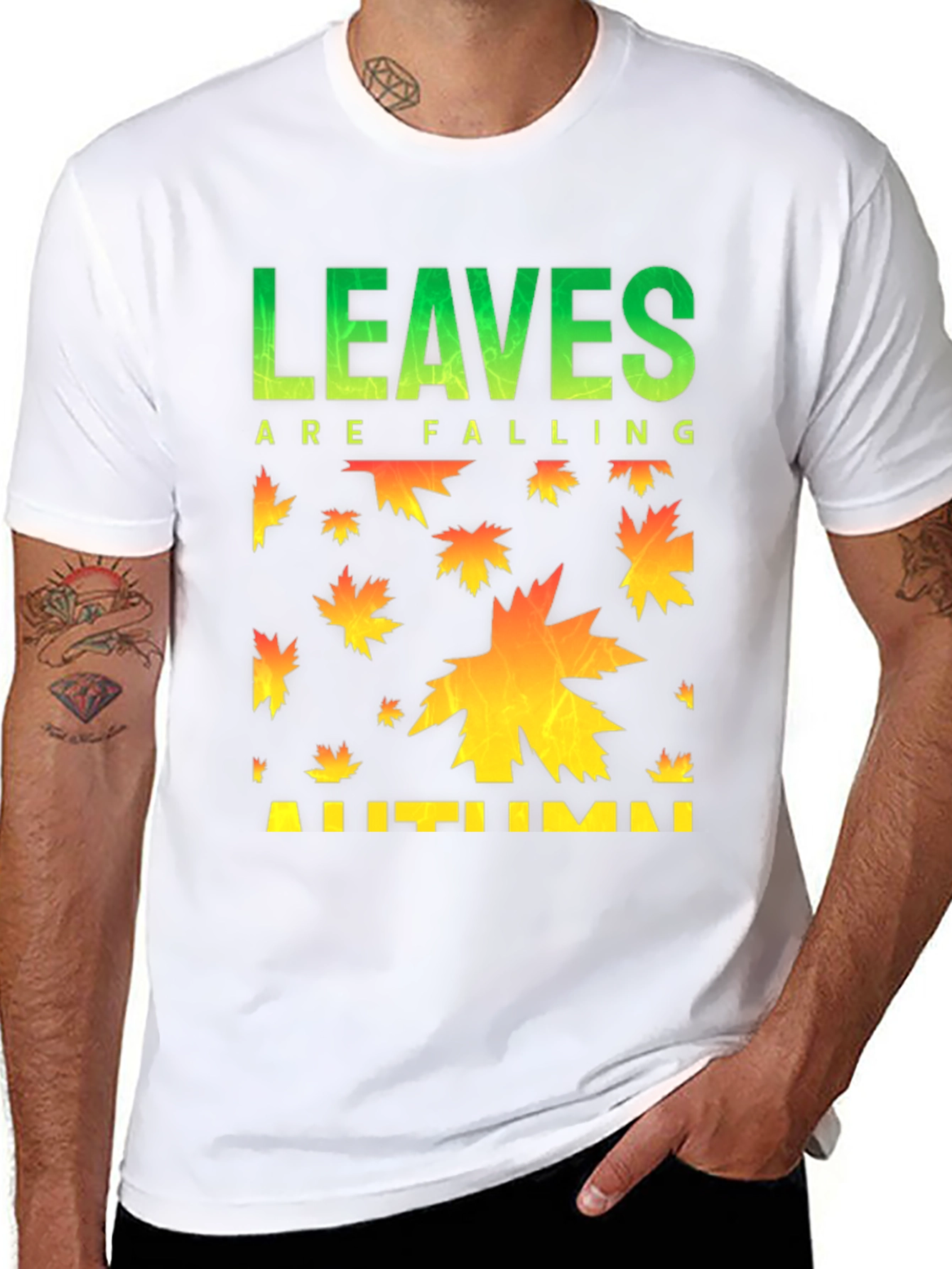 Autumn Leaves T-Shirt: Fall Season Tee