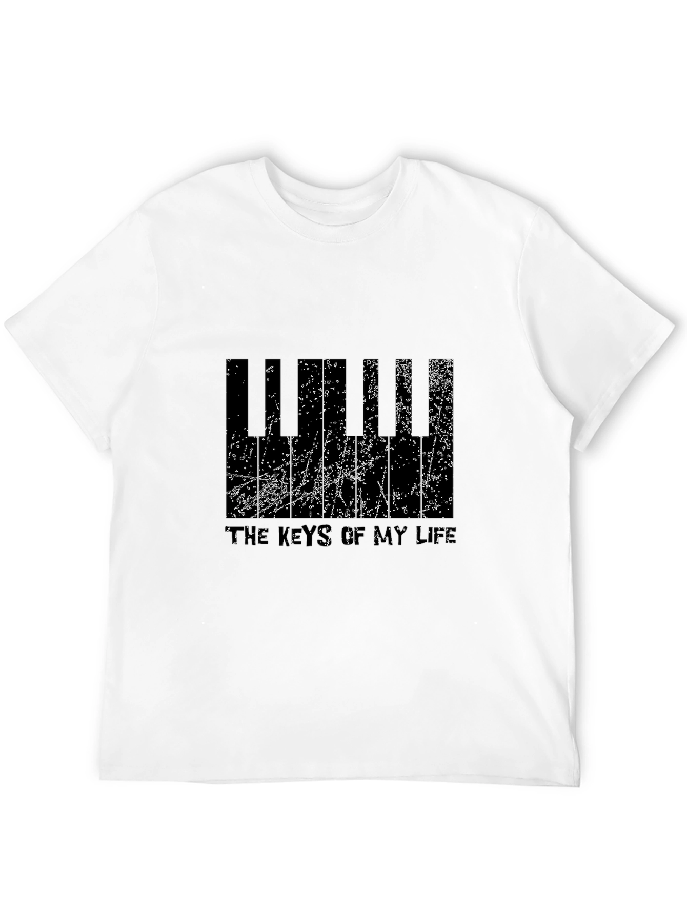 Keys of My Life Black Graphic Tee