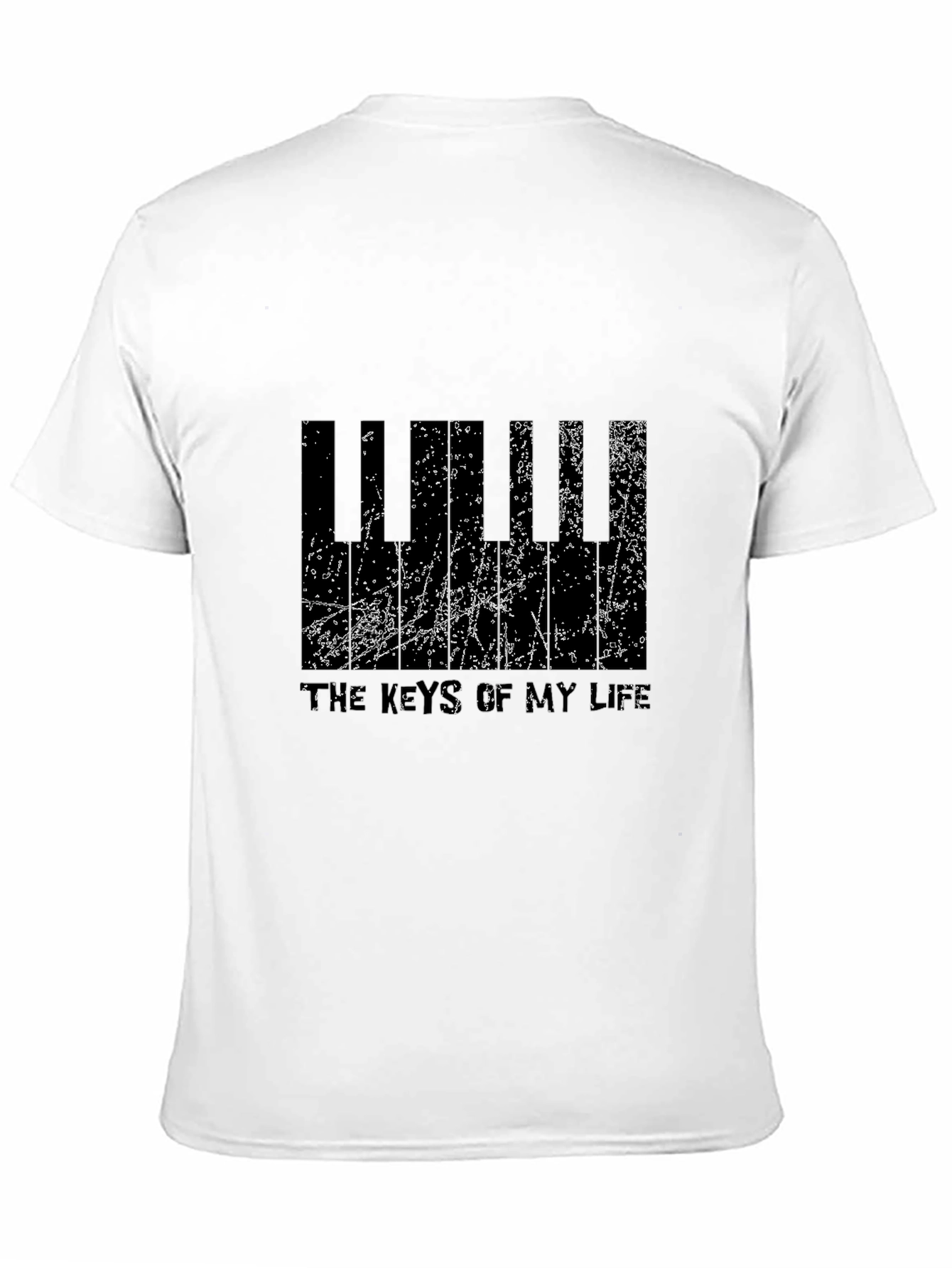 Keys of My Life Black Graphic Tee