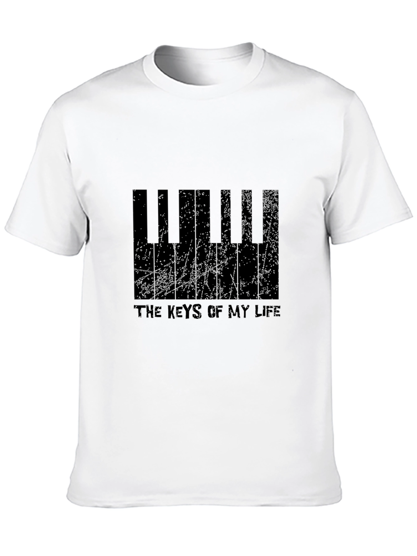 Keys of My Life Black Graphic Tee