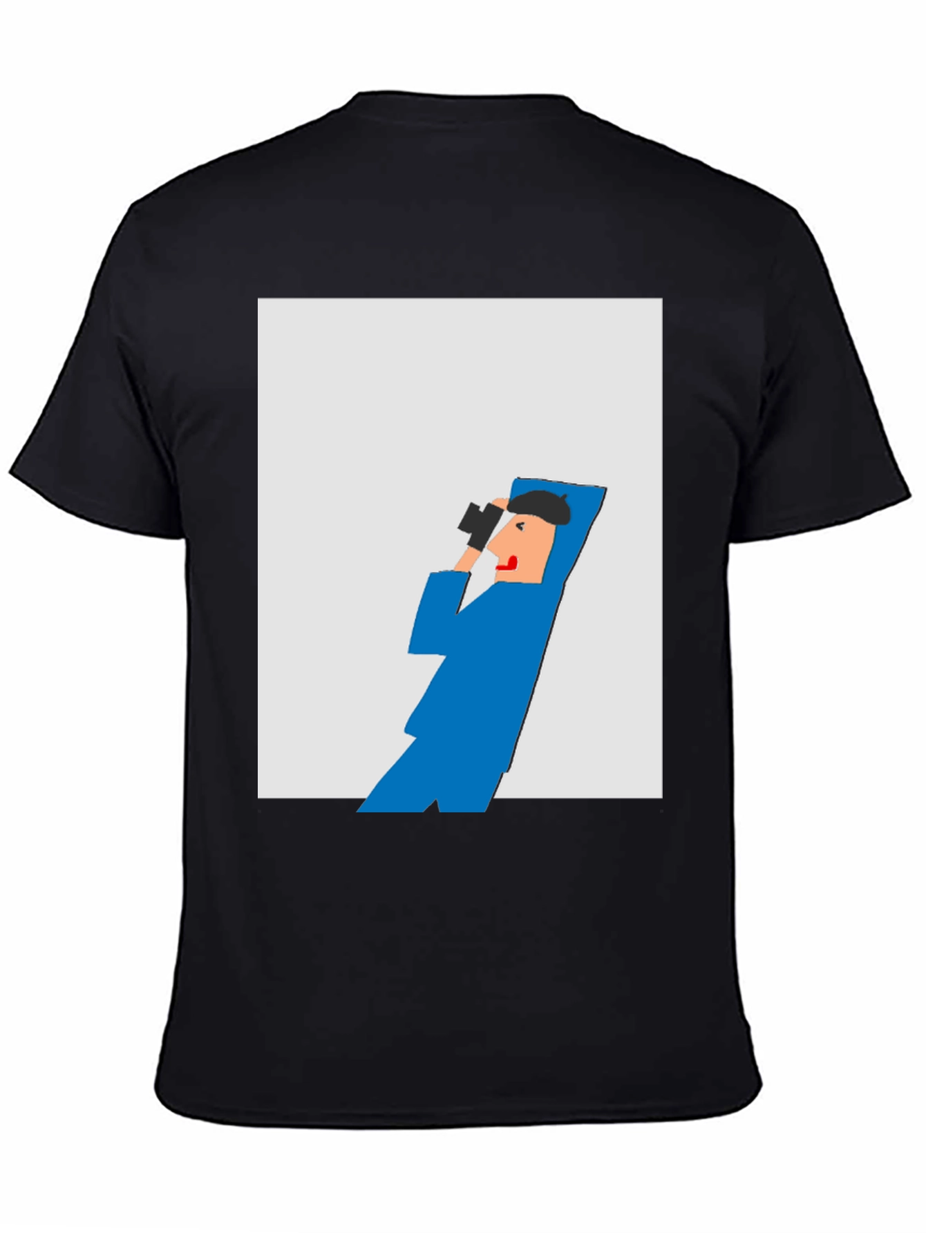 Abstract Binoculars T-Shirt - Modern Art Tee
