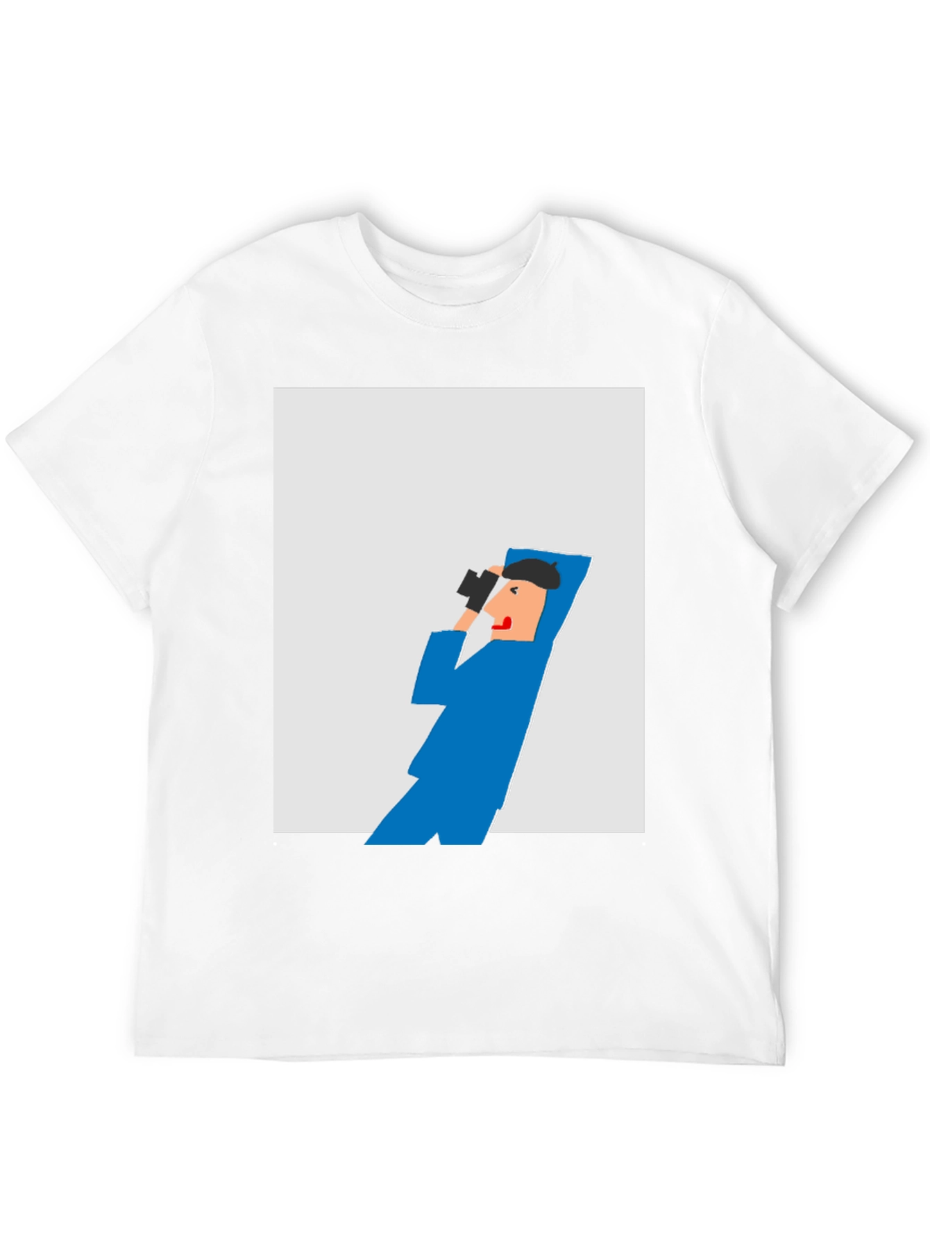 Abstract Binoculars T-Shirt - Modern Art Tee