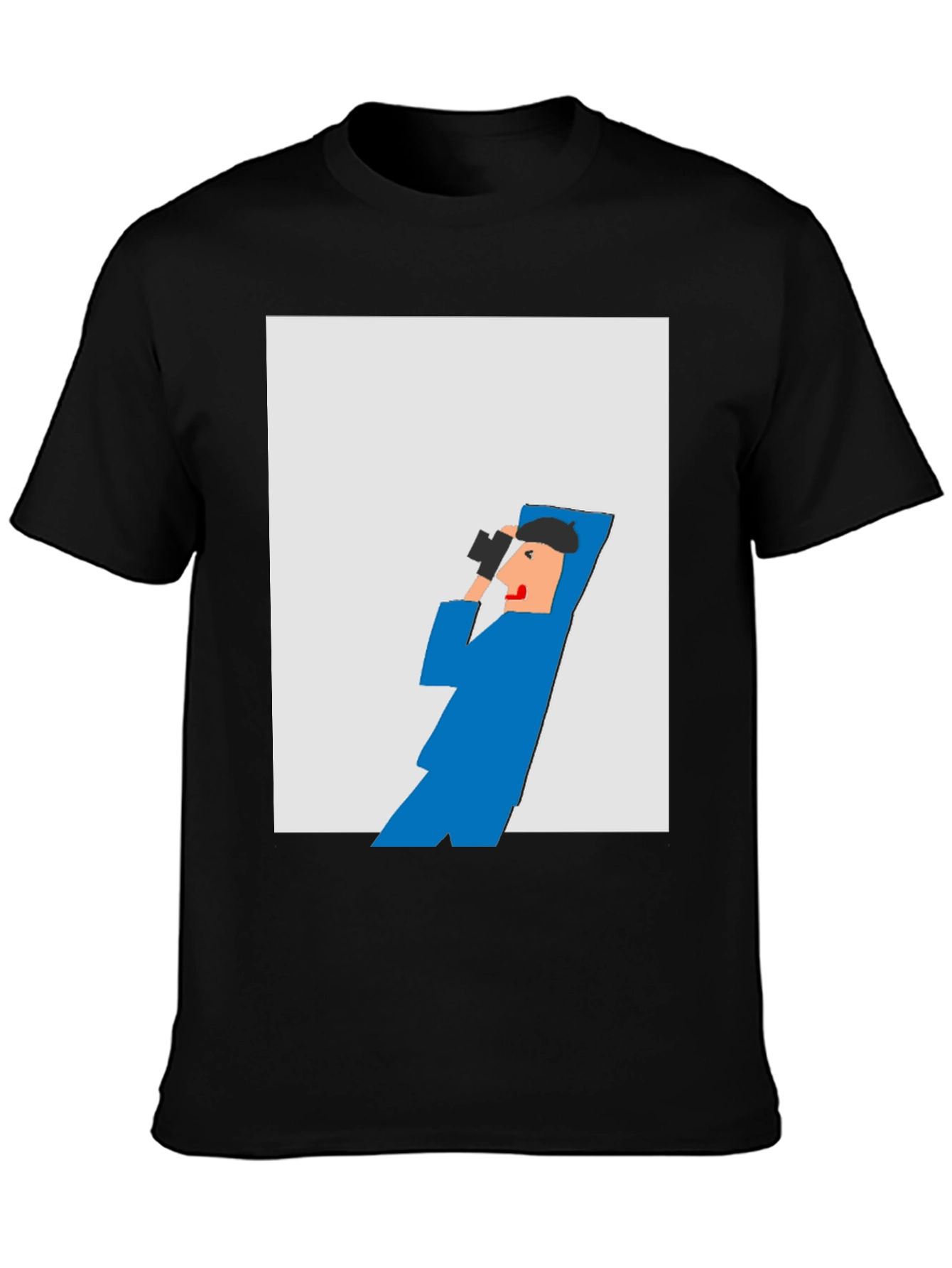 Abstract Binoculars T-Shirt - Modern Art Tee