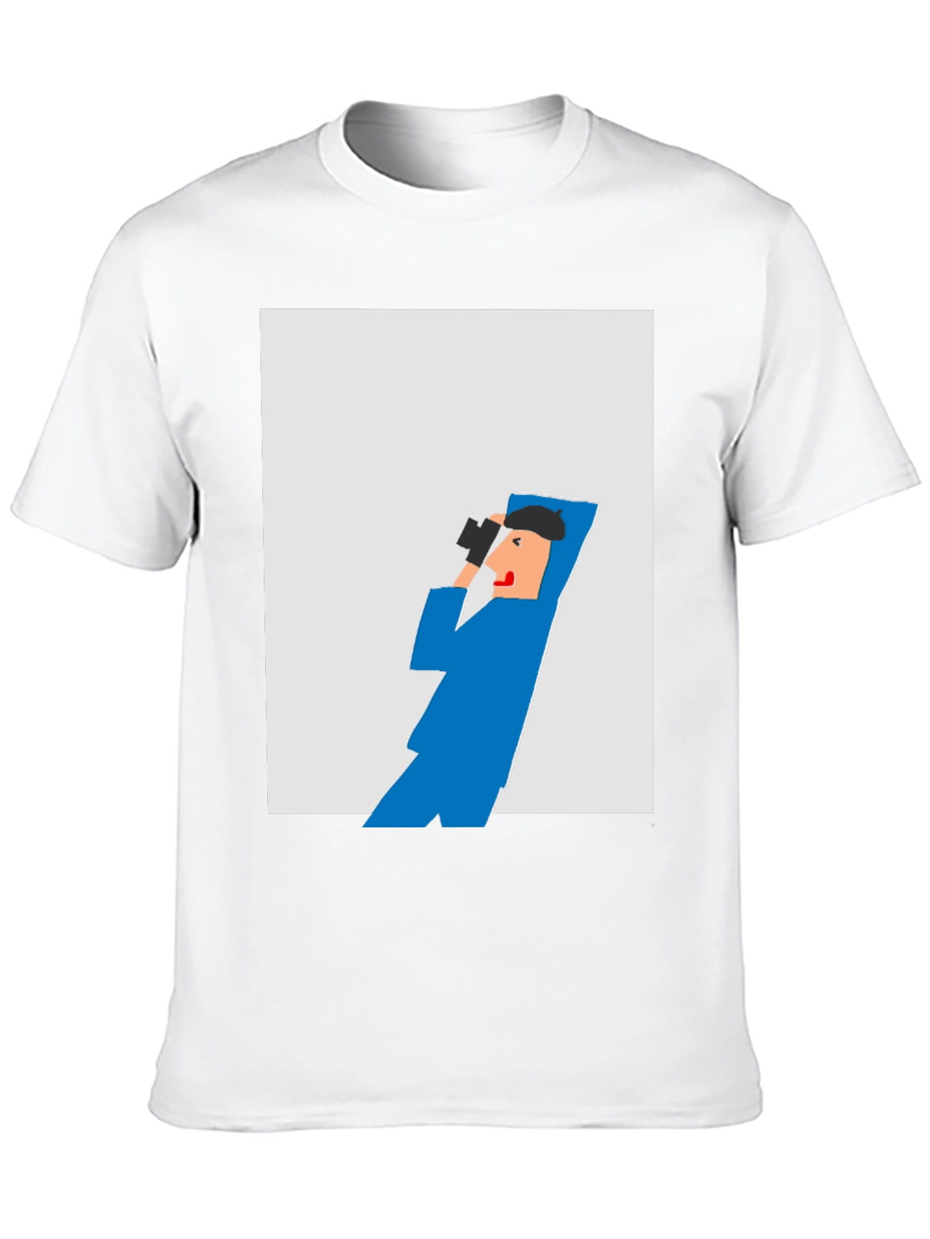 Abstract Binoculars T-Shirt - Modern Art Tee