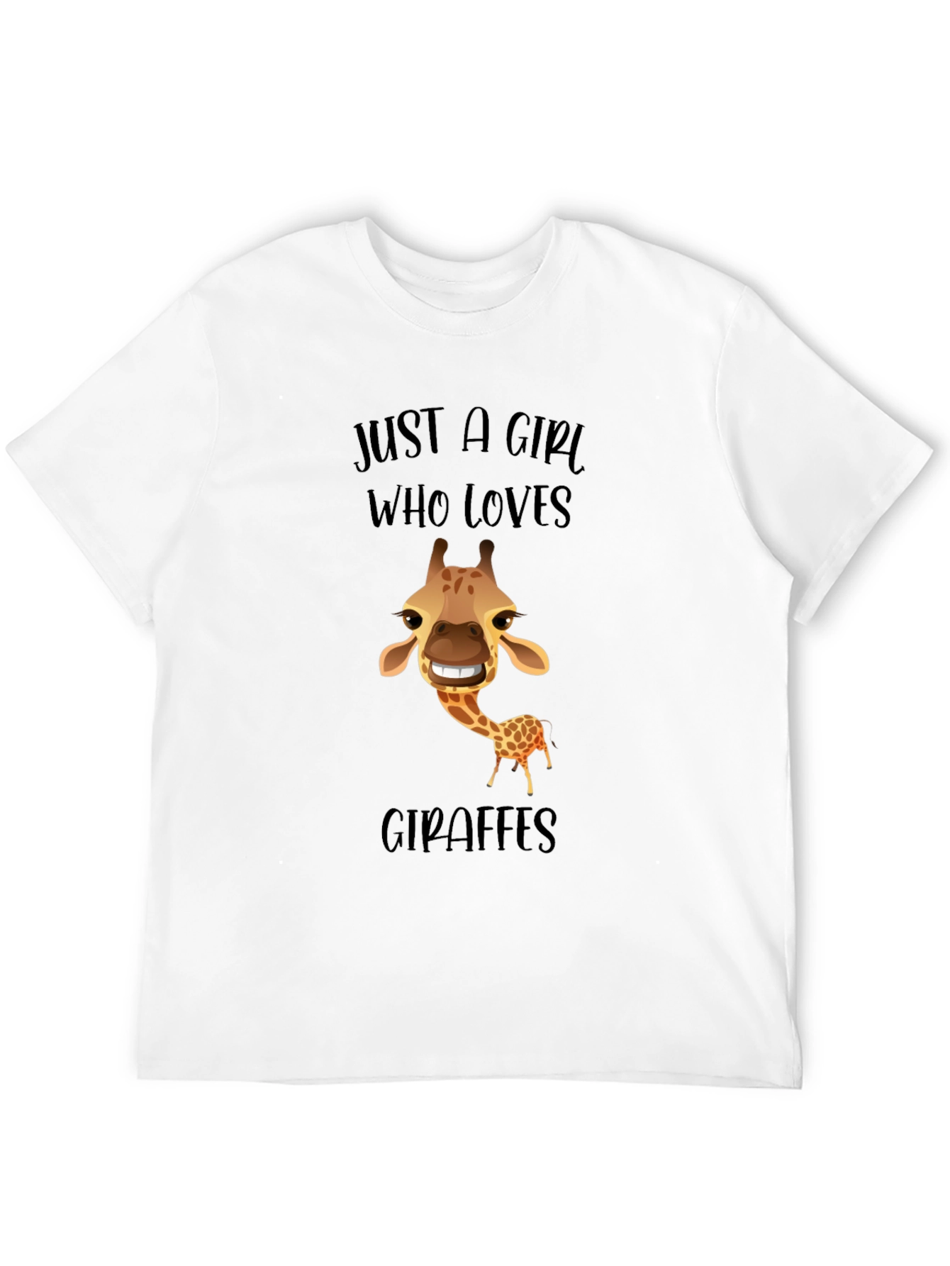 Giraffe Lovers Graphic Tee - Funny Animal T-Shirt