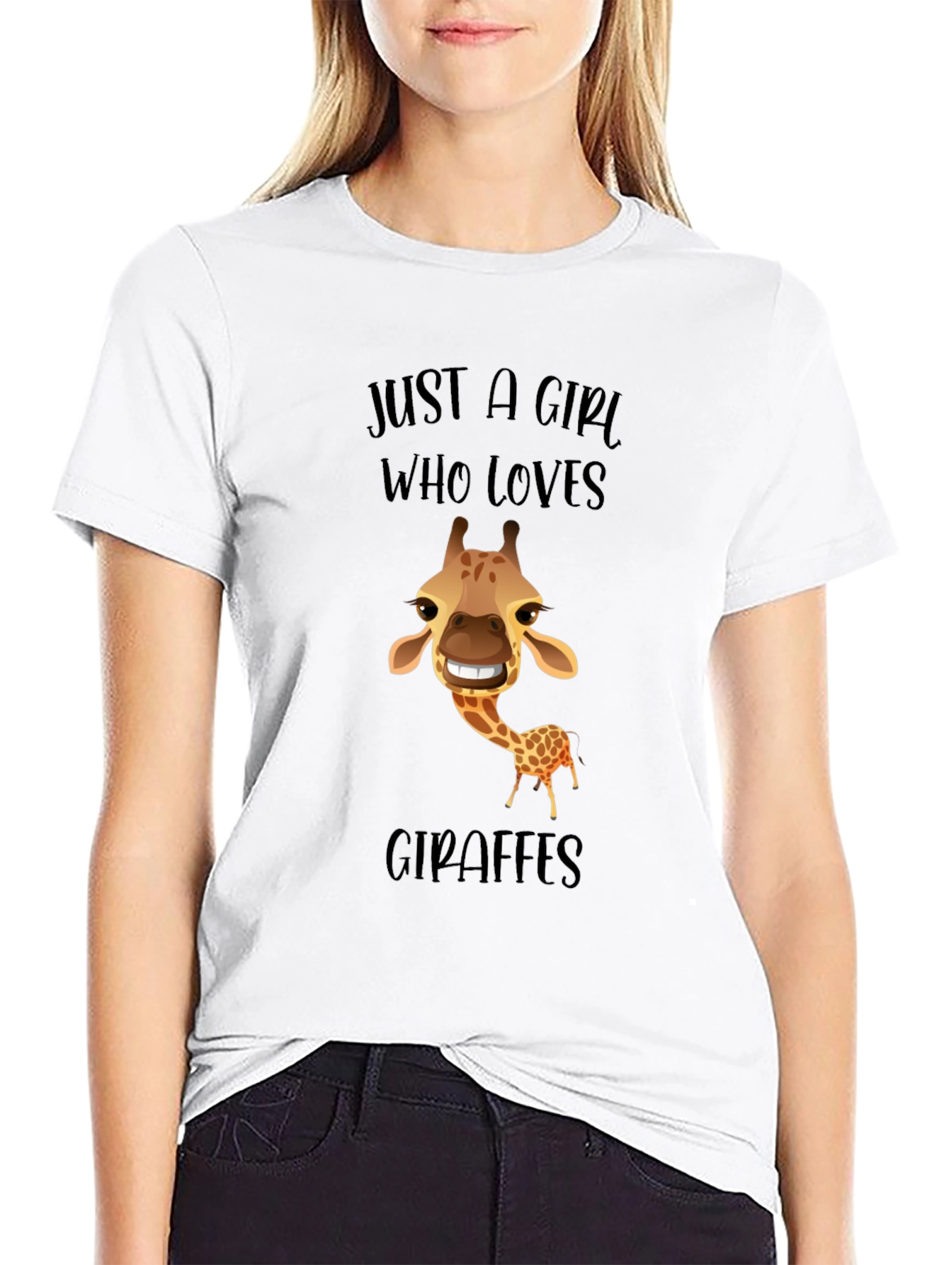 Giraffe Lovers Graphic Tee - Funny Animal T-Shirt