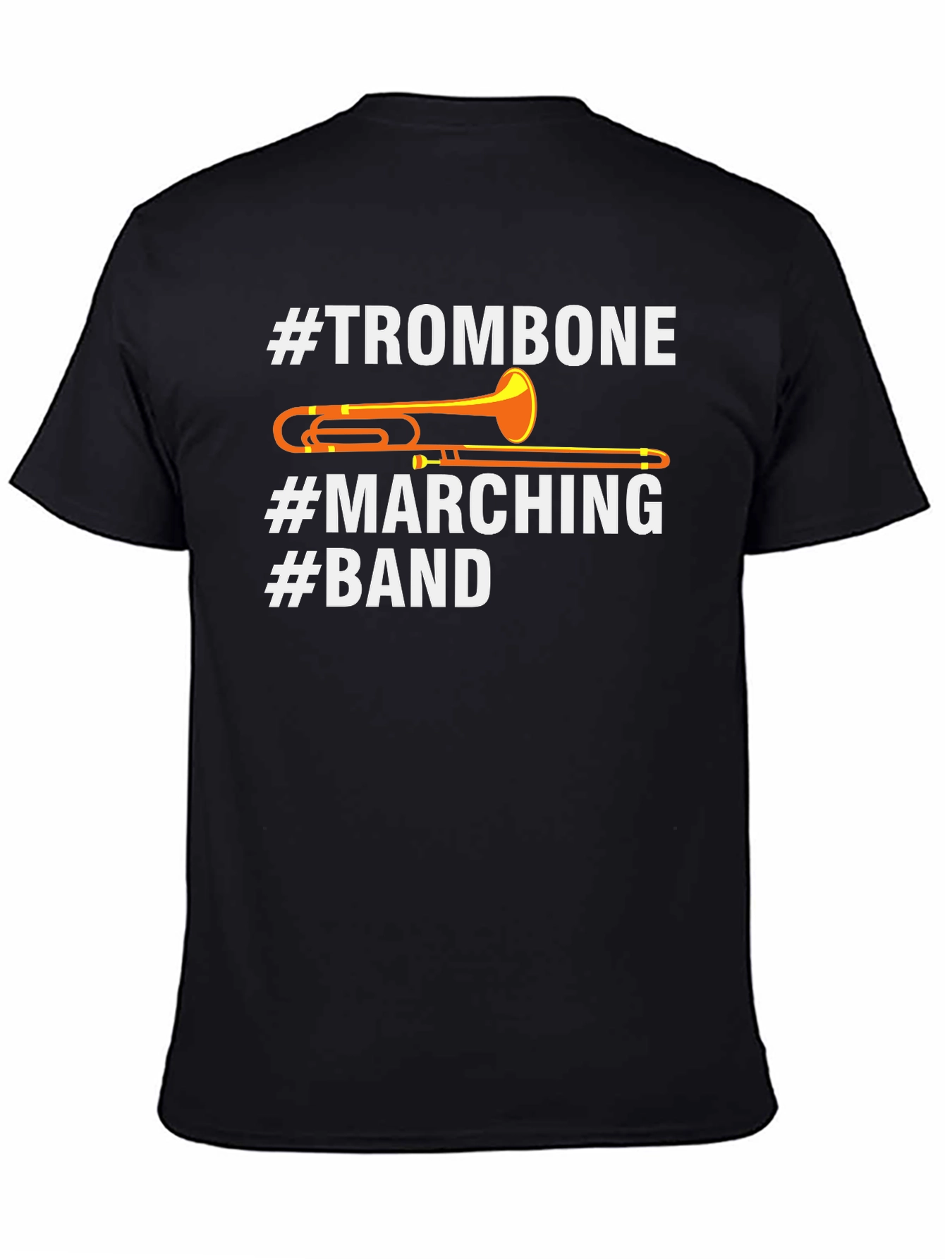 Trombone Marching Band Graphic T-Shirt