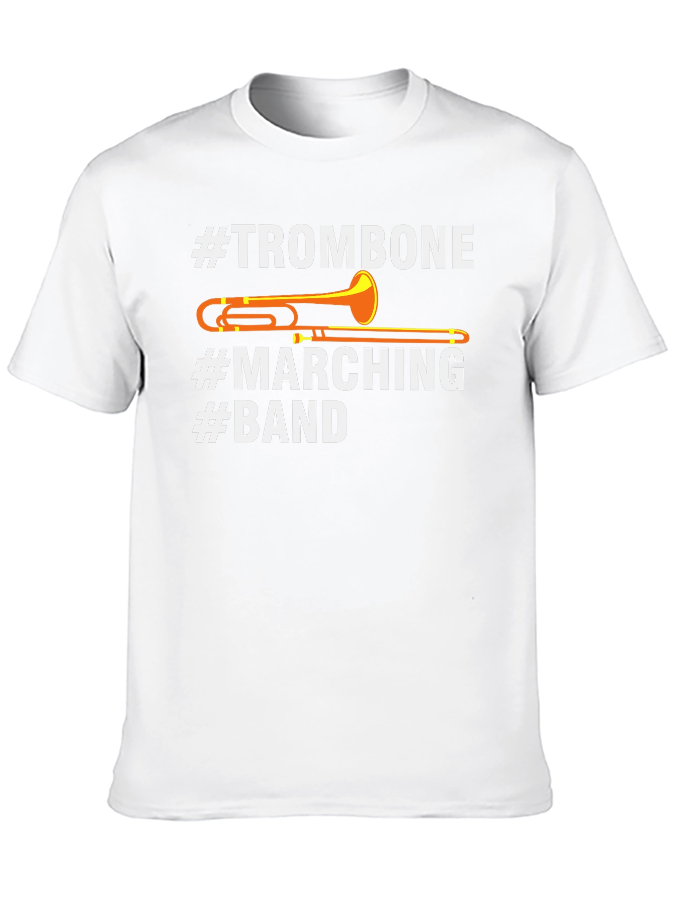 Trombone Marching Band Graphic T-Shirt