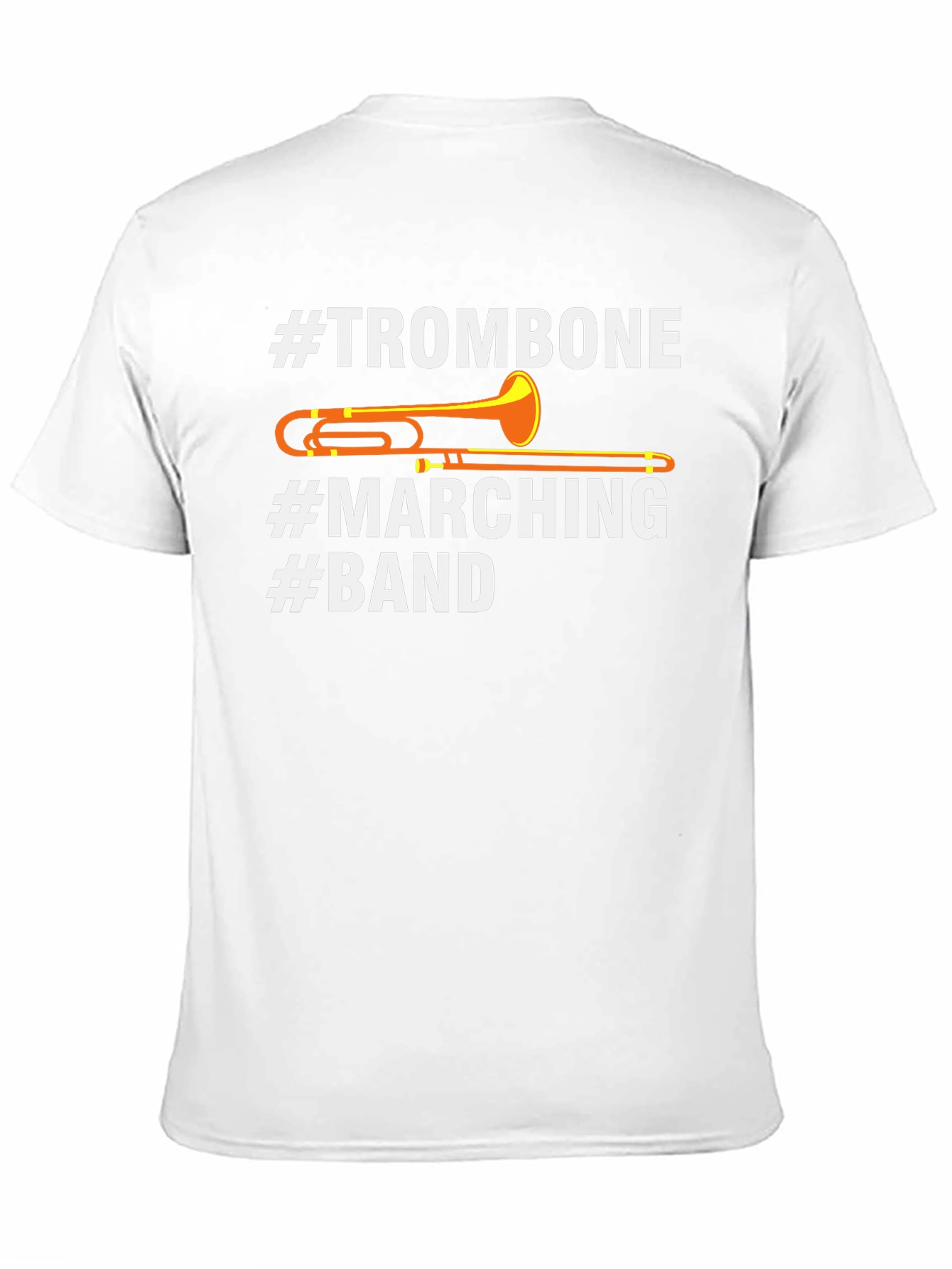 Trombone Marching Band Graphic T-Shirt