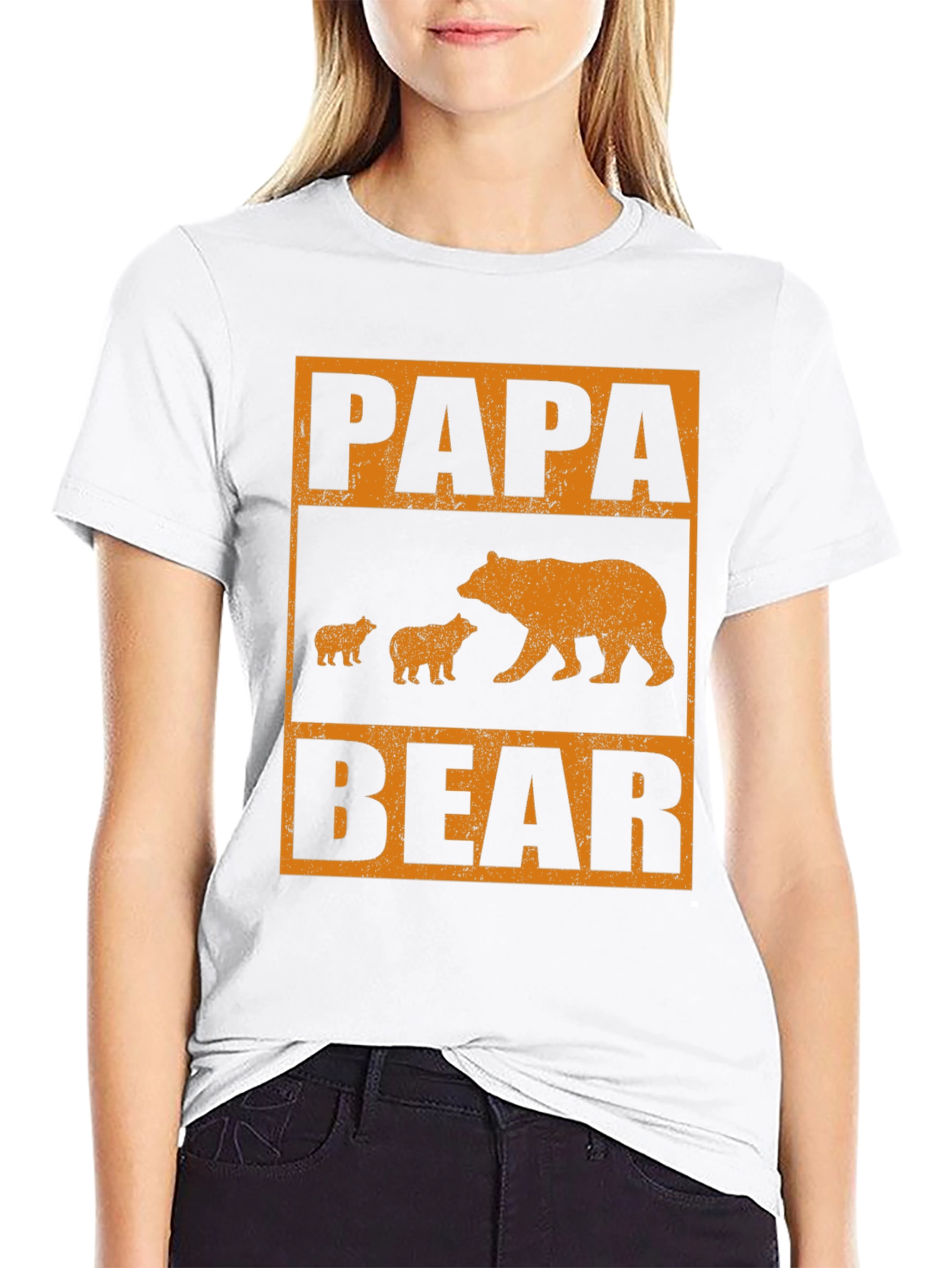 Papa Bear Graphic T-Shirt - Fathers Day Gift