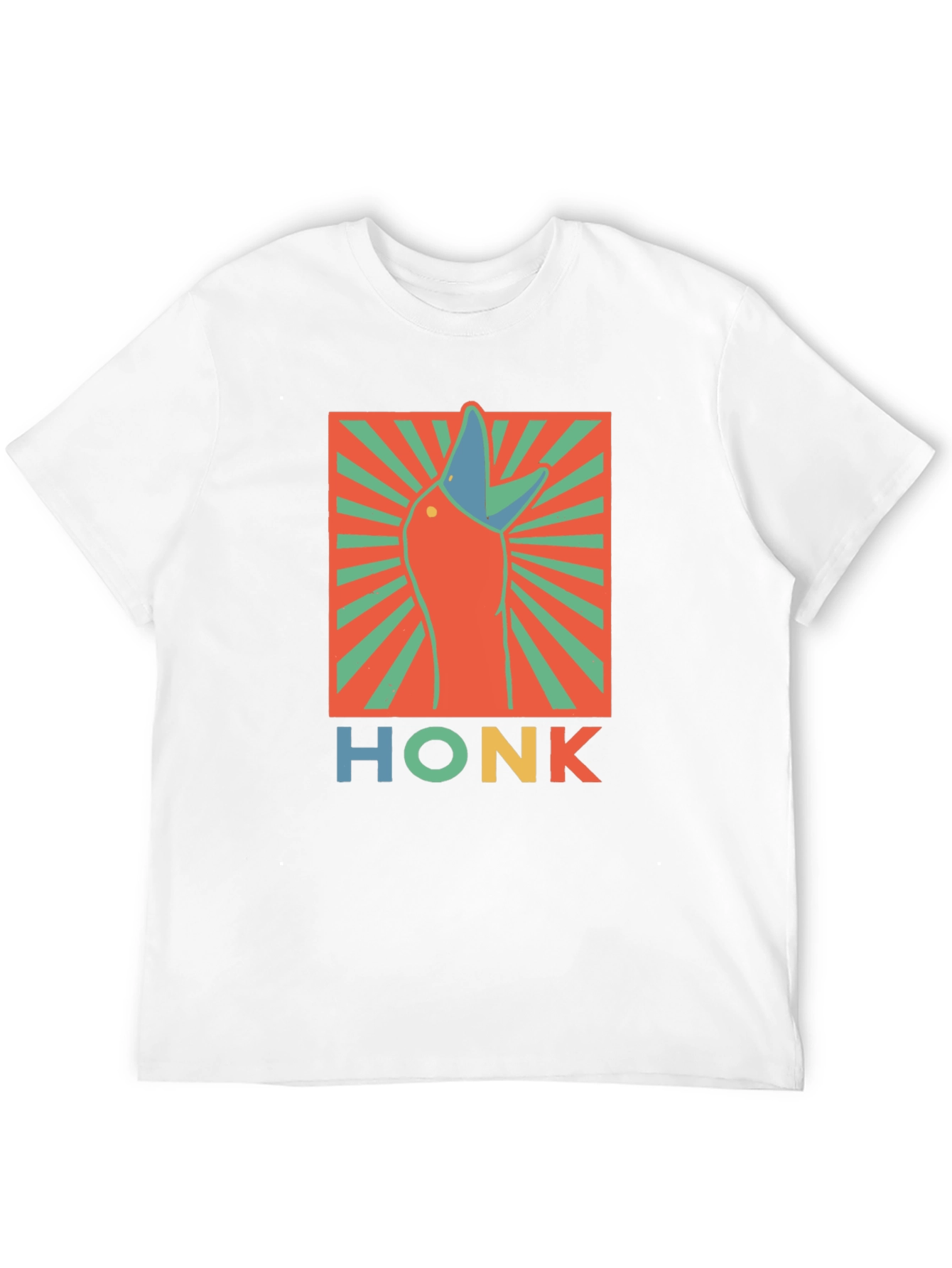 Honk Goose Graphic T-Shirt - Funny Animal Tee