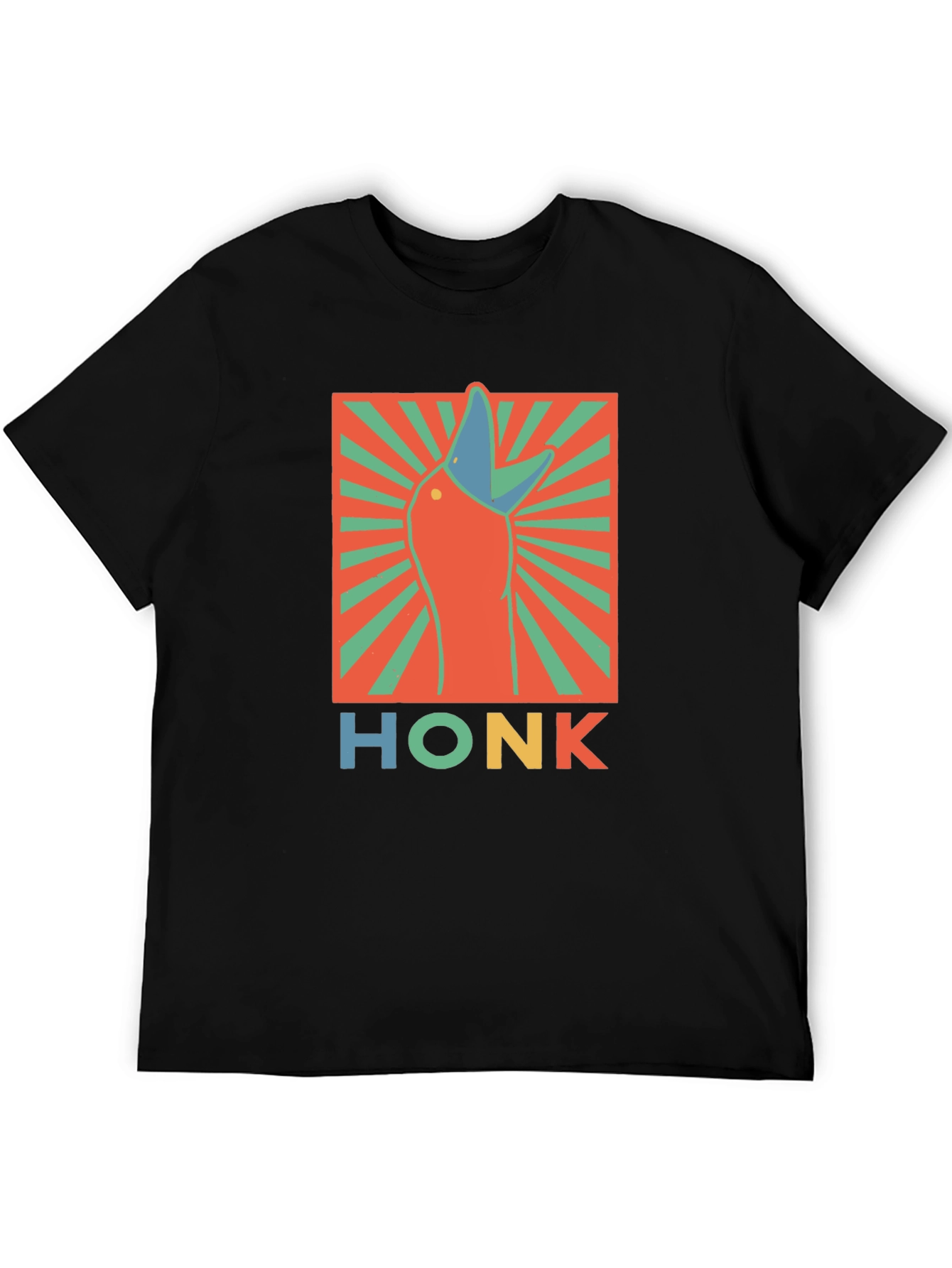 Honk Goose Graphic T-Shirt - Funny Animal Tee