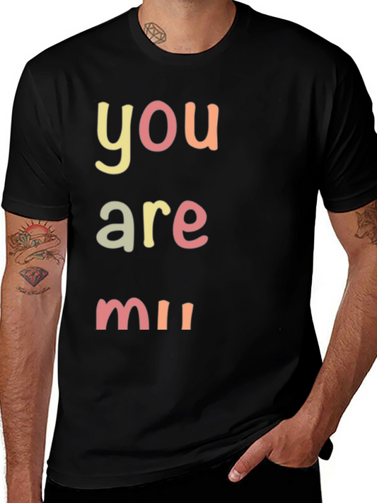 You Are My Sunshine Graphic Tee - Trendy Black T-Shirt