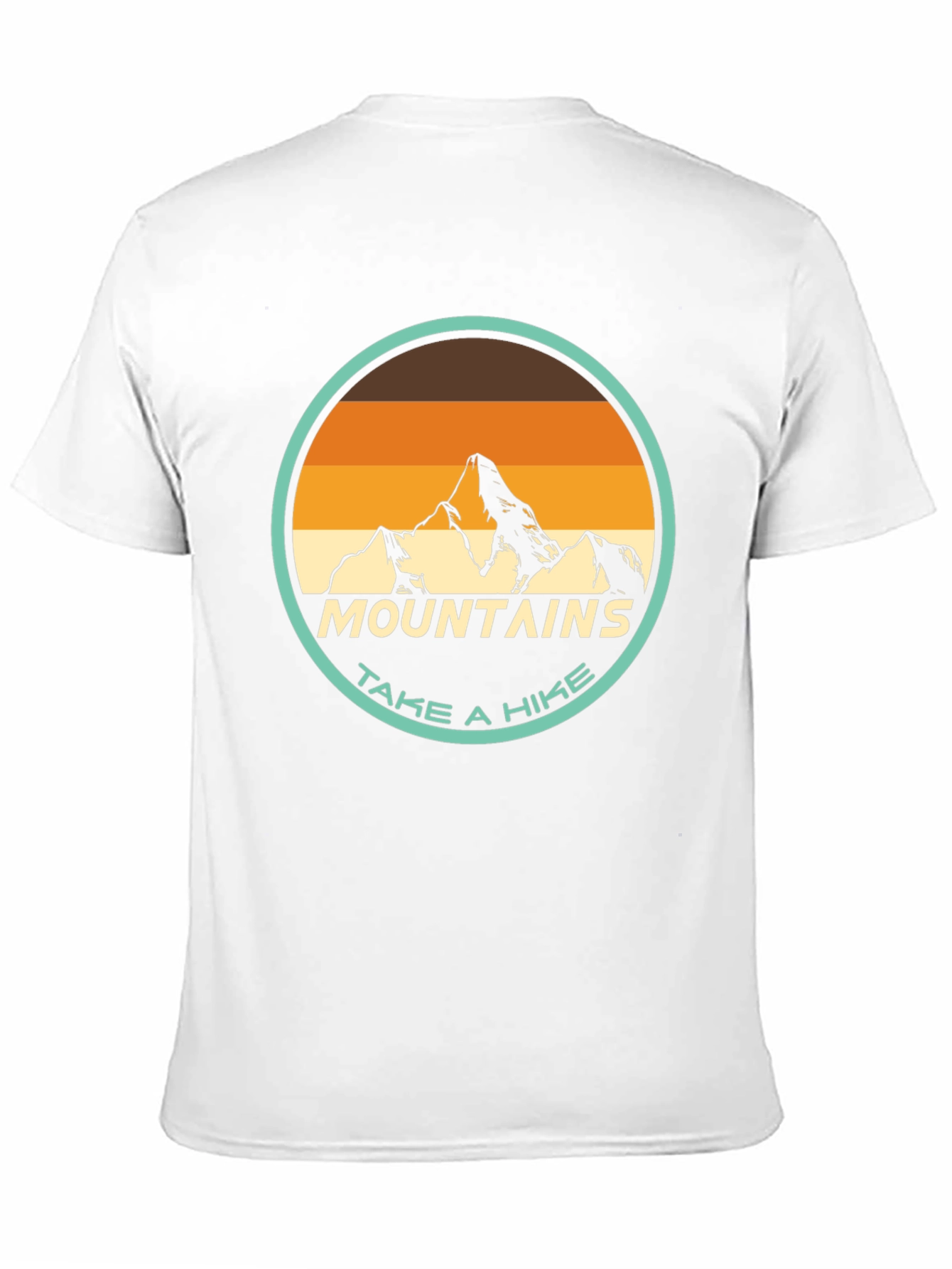 Mountains Take a Hike Black Graphic Tee