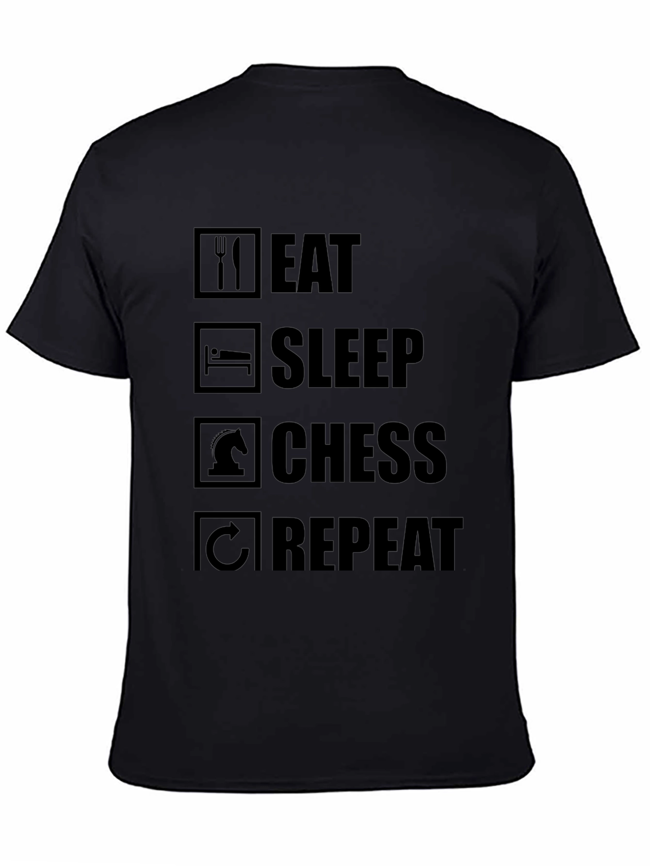Eat Sleep Chess Repeat T-Shirt - Chess Player Gift