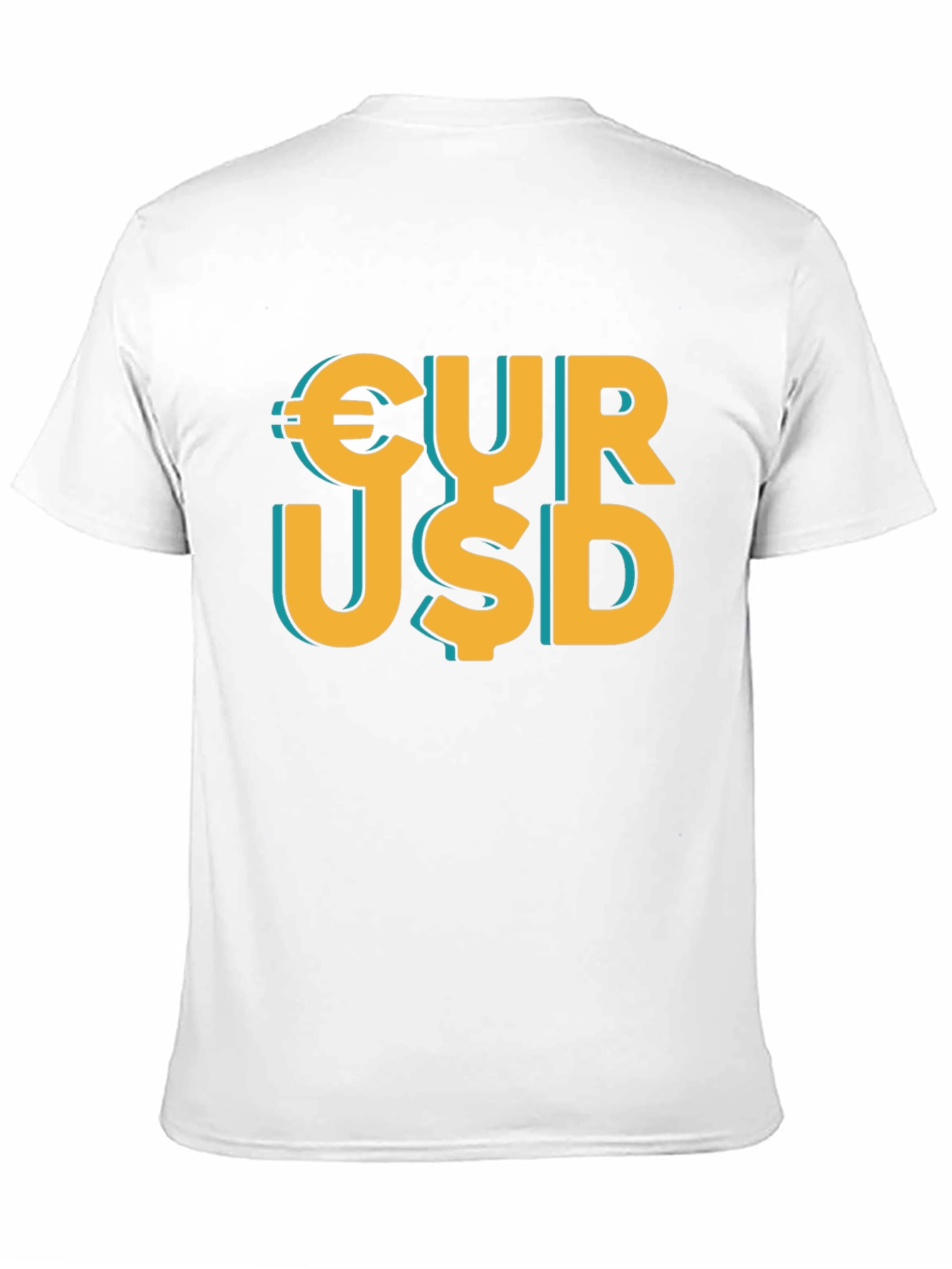Currency Graphic T-Shirt - EUR USD Print