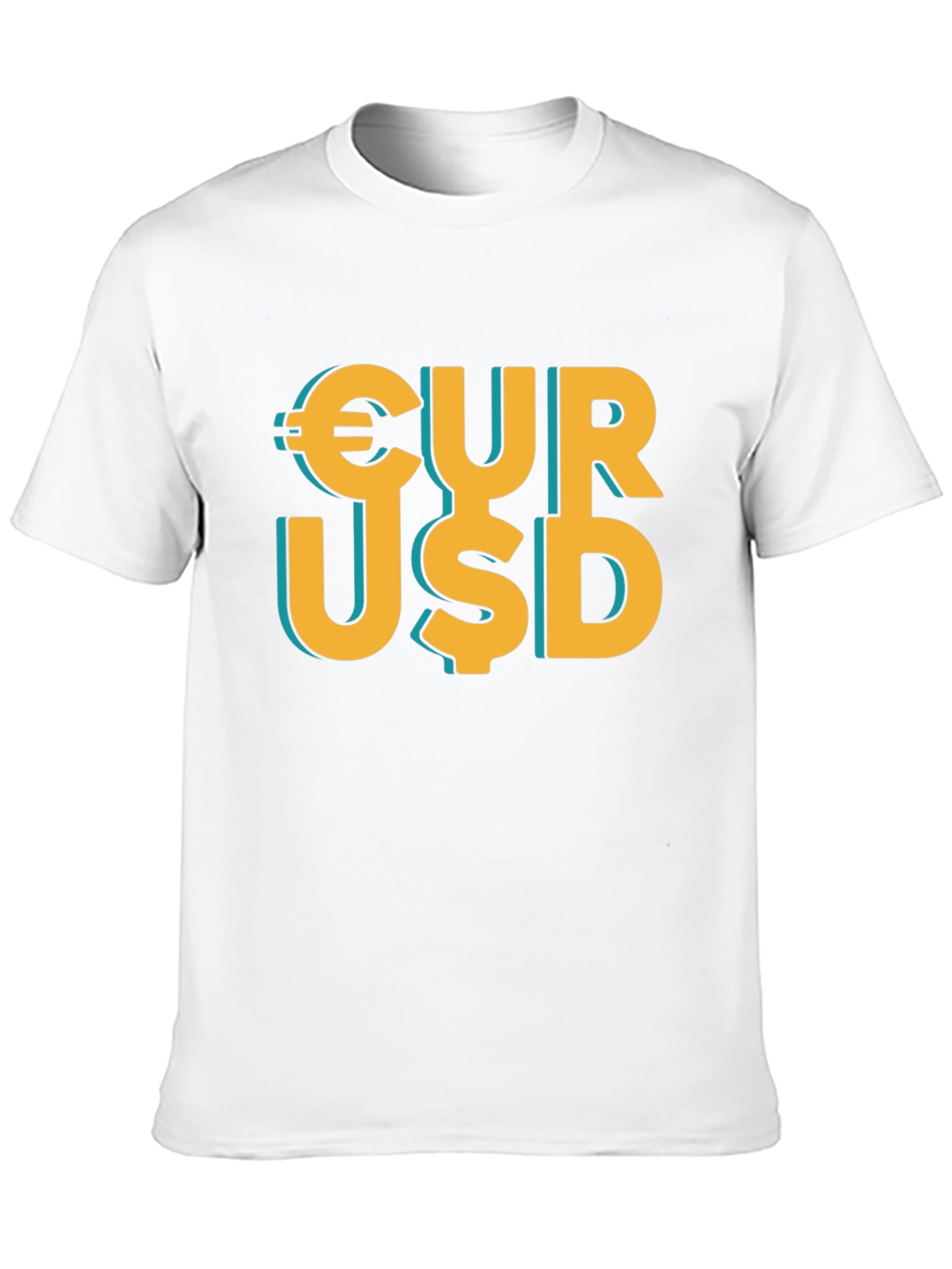 Currency Graphic T-Shirt - EUR USD Print