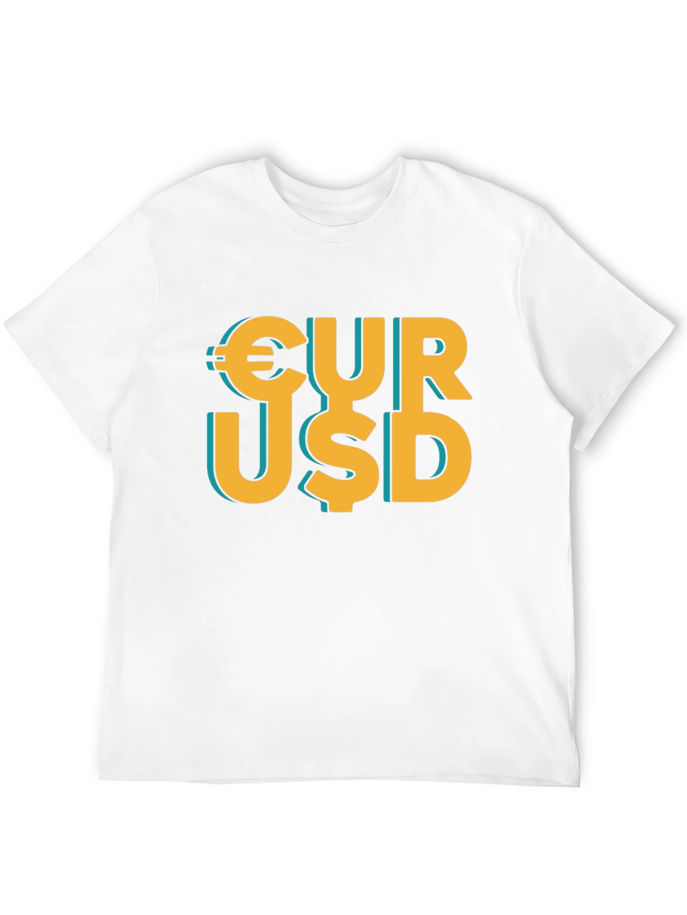 Currency Graphic T-Shirt - EUR USD Print