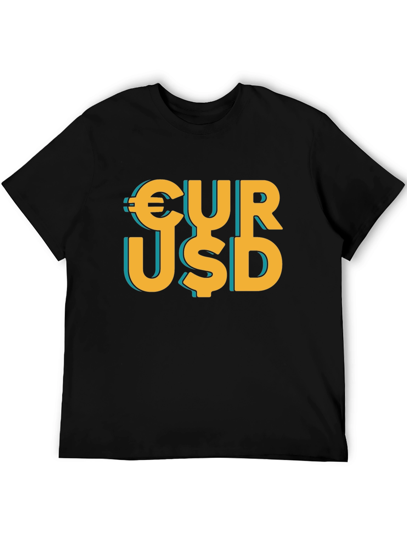 Currency Graphic T-Shirt - EUR USD Print