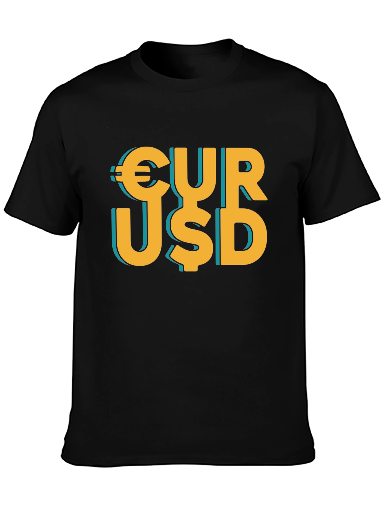 Currency Graphic T-Shirt - EUR USD Print