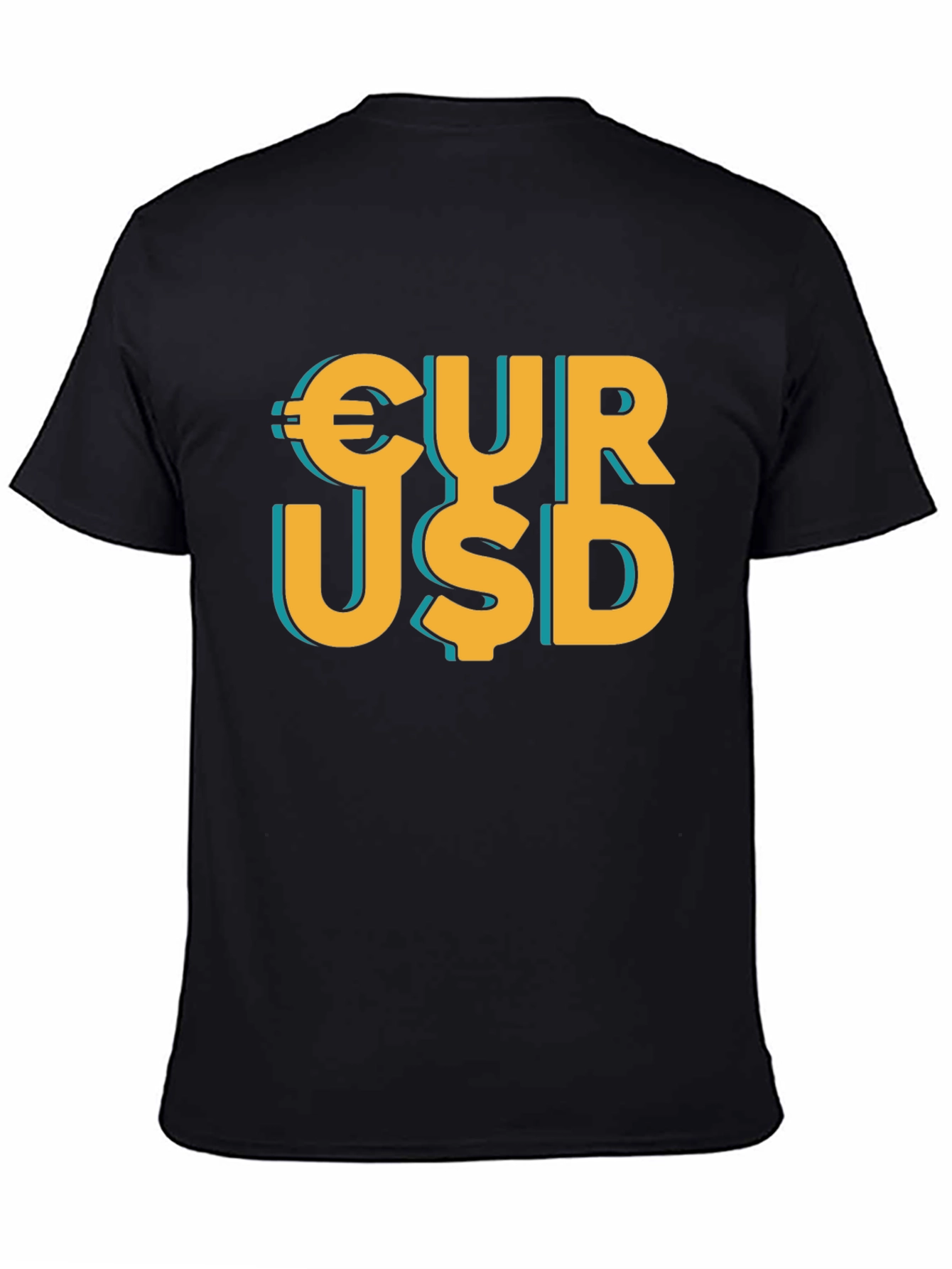Currency Graphic T-Shirt - EUR USD Print