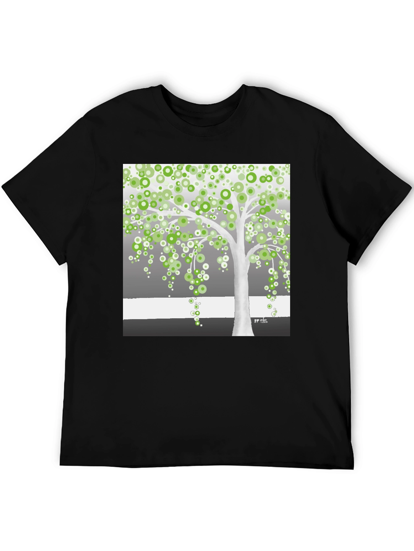 Artsy Tree Graphic Tee - Unique Design