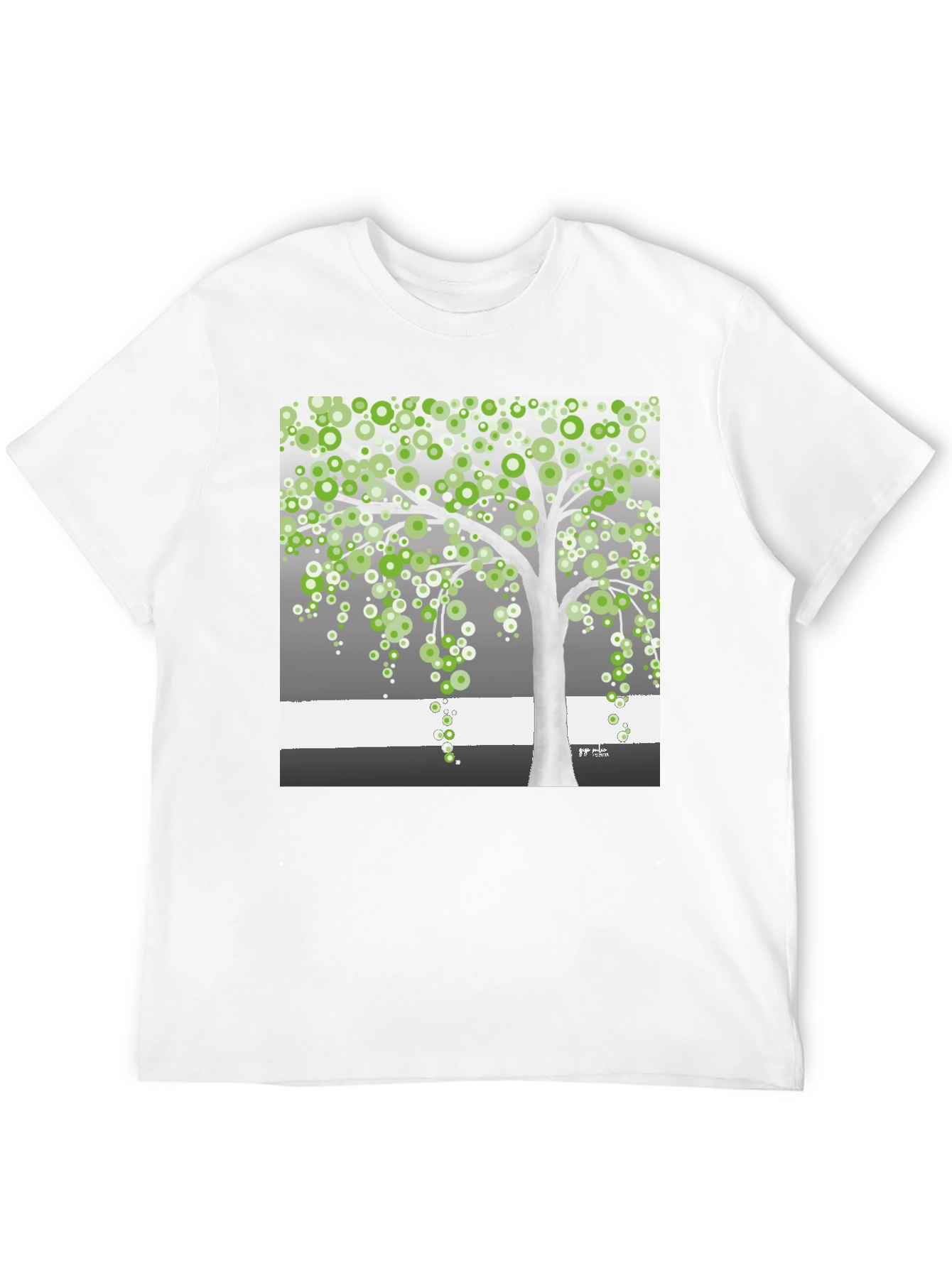 Artsy Tree Graphic Tee - Unique Design