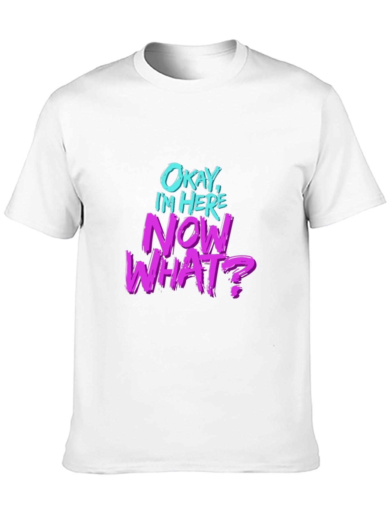 Okay Im Here Now What? Graphic T-Shirt