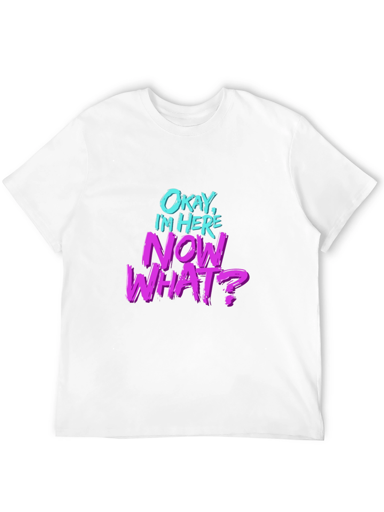 Okay Im Here Now What? Graphic T-Shirt