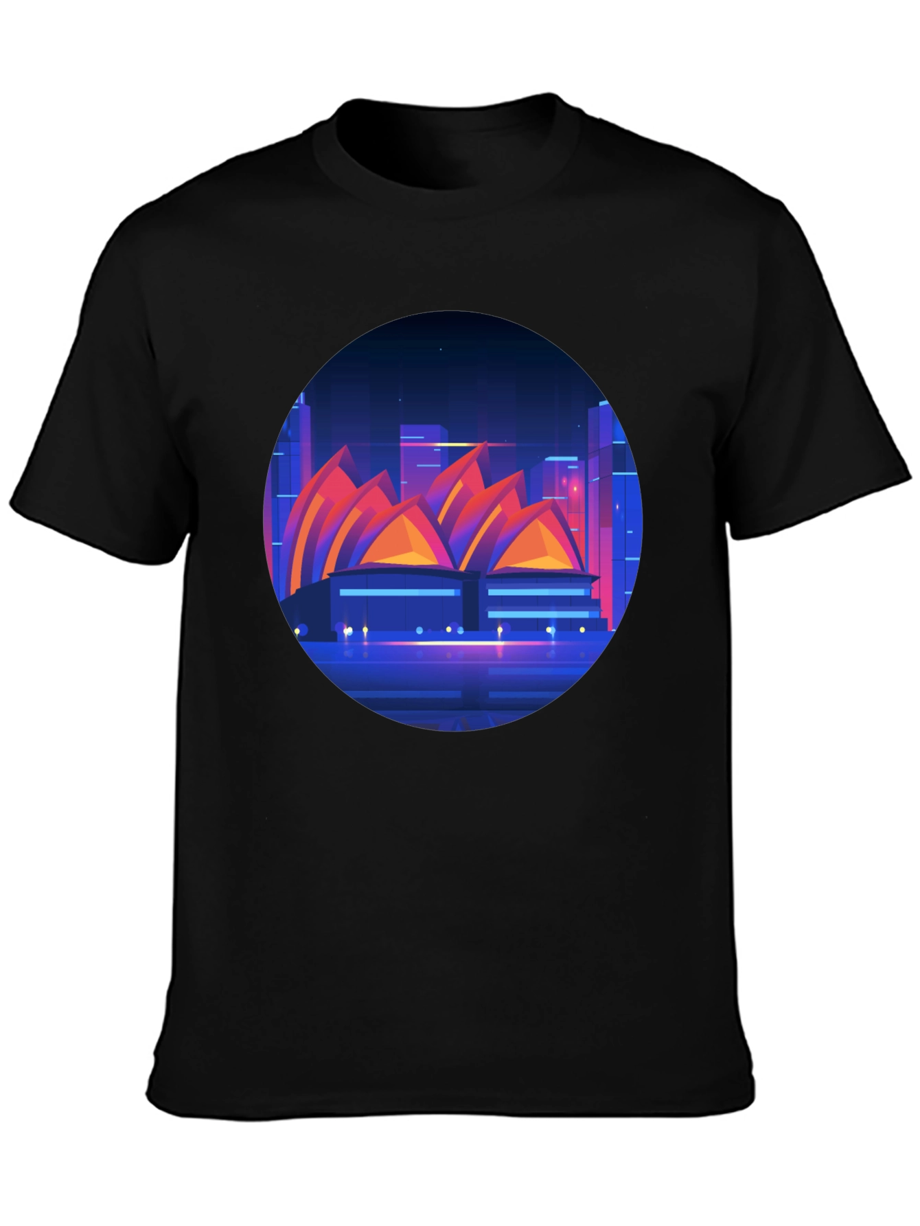 Sydney Opera House Graphic Tee - Black T-Shirt