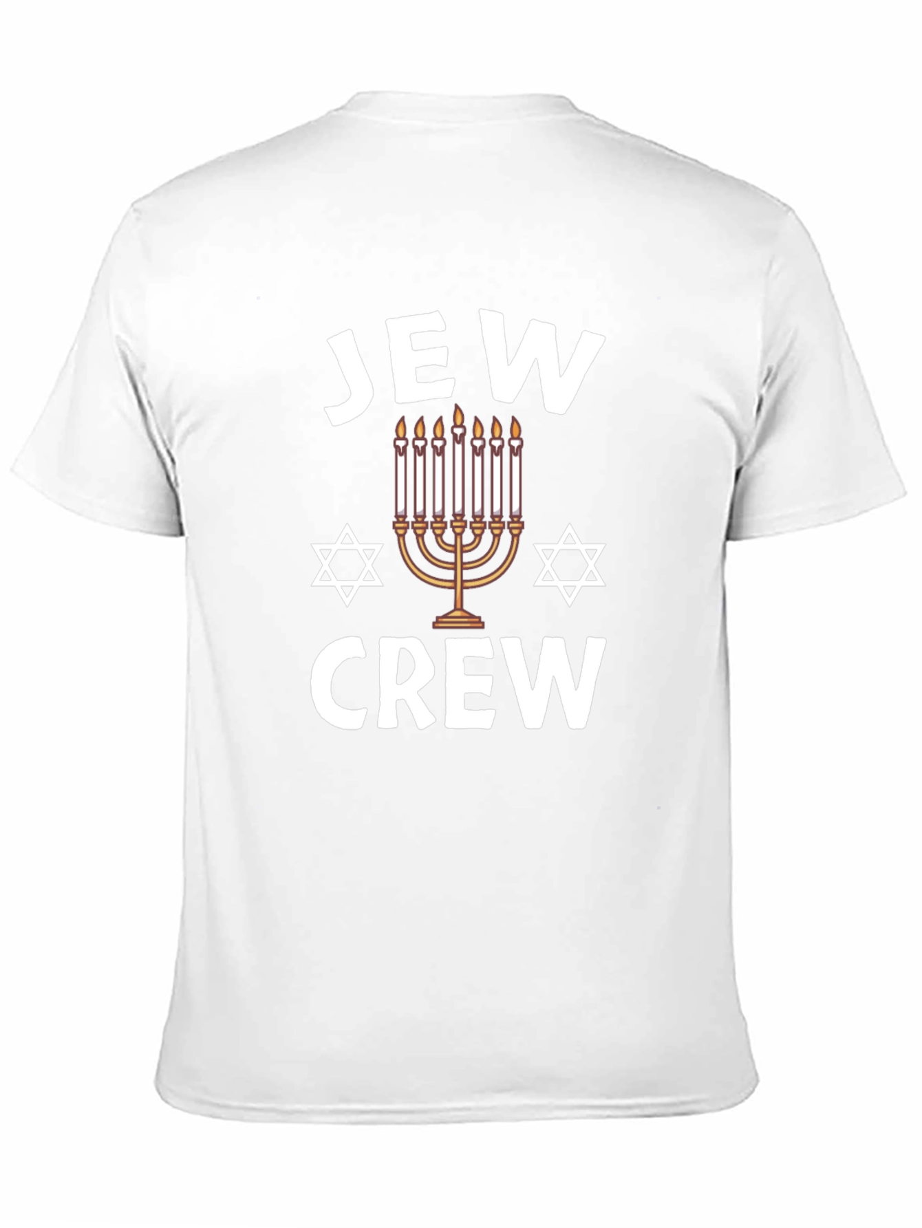 Jew Crew Mens Graphic T-Shirt Hanukkah Holiday