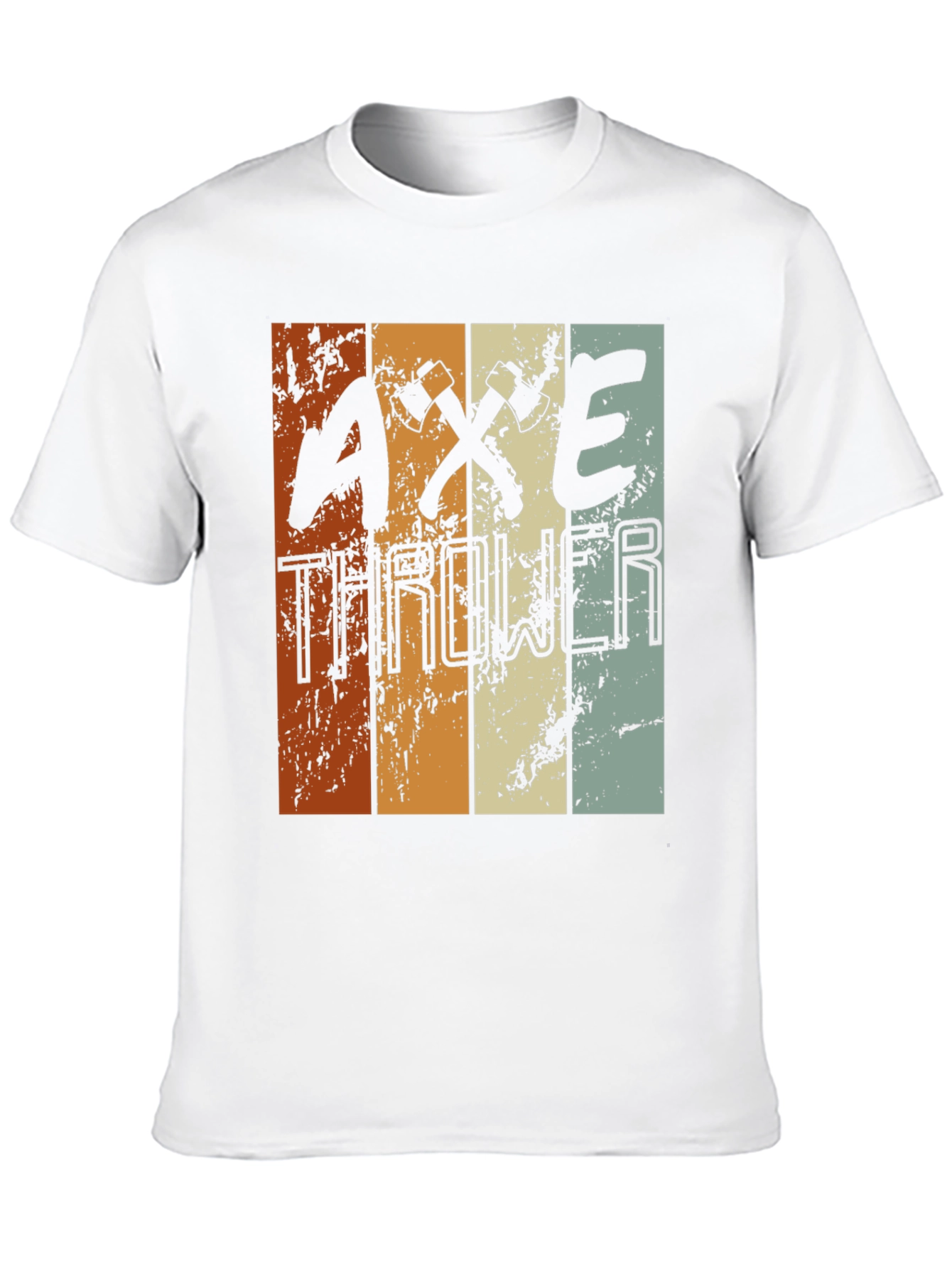 Axe Thrower Retro Style T-Shirt