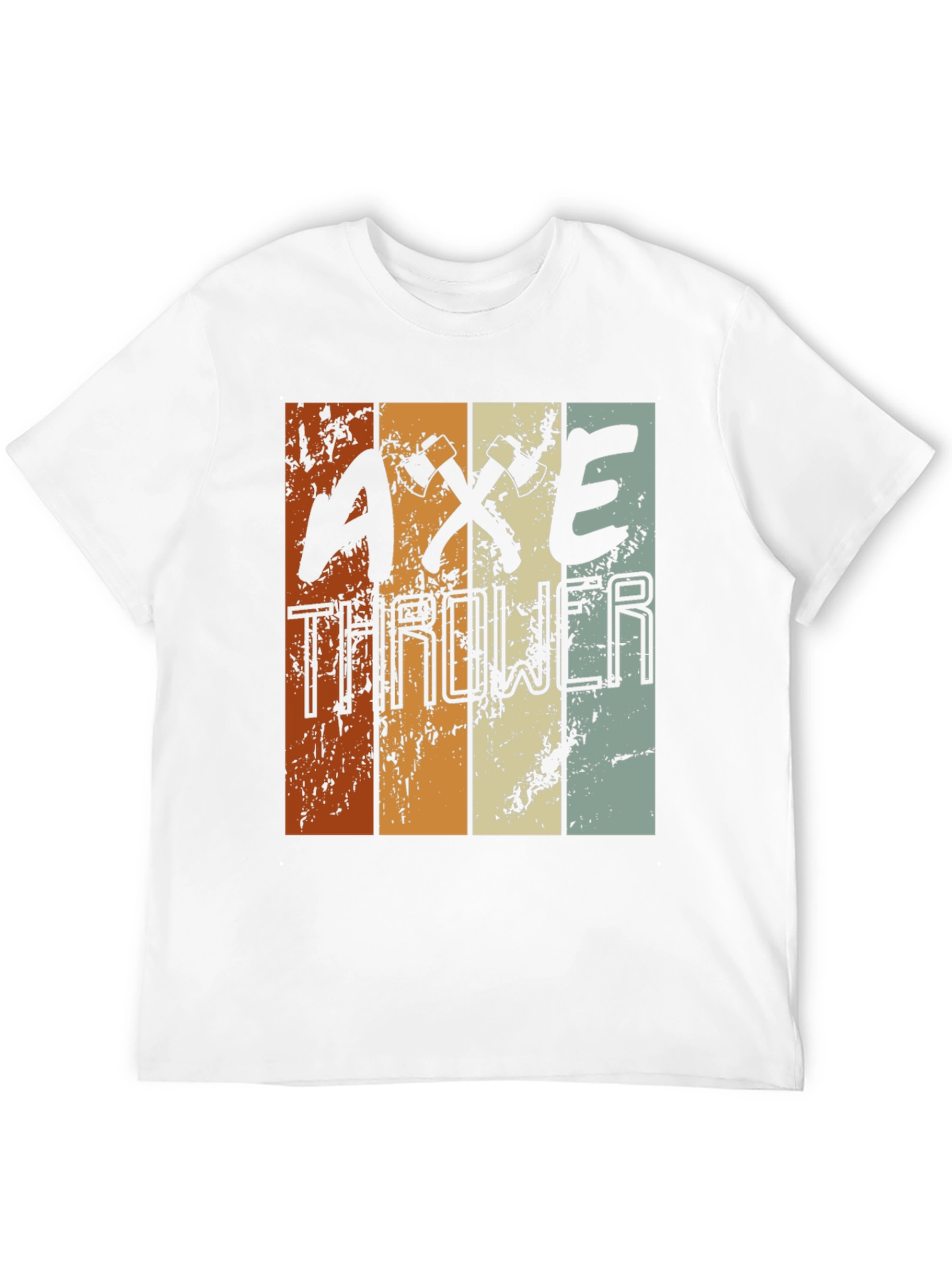 Axe Thrower Retro Style T-Shirt