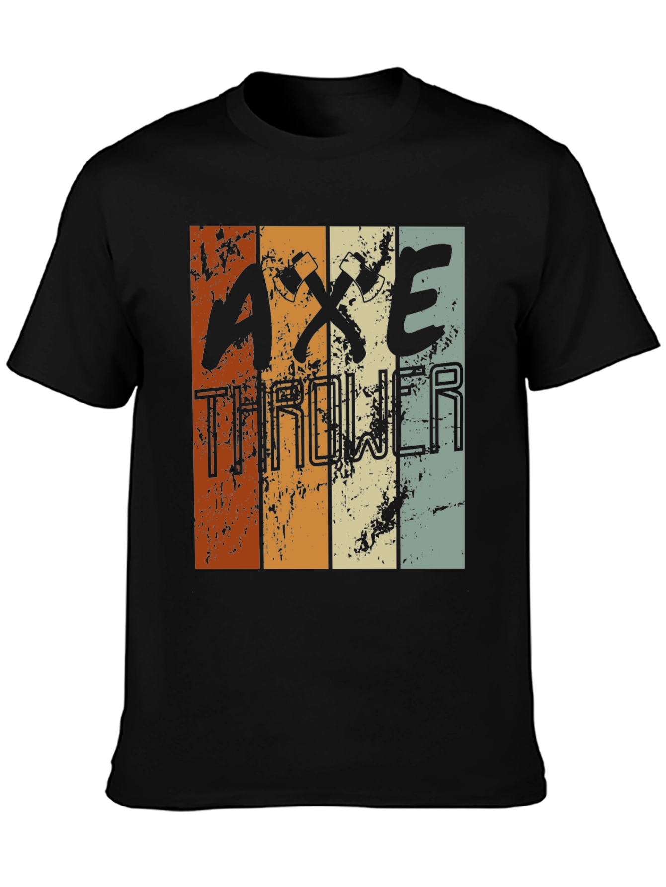 Axe Thrower Retro Style T-Shirt