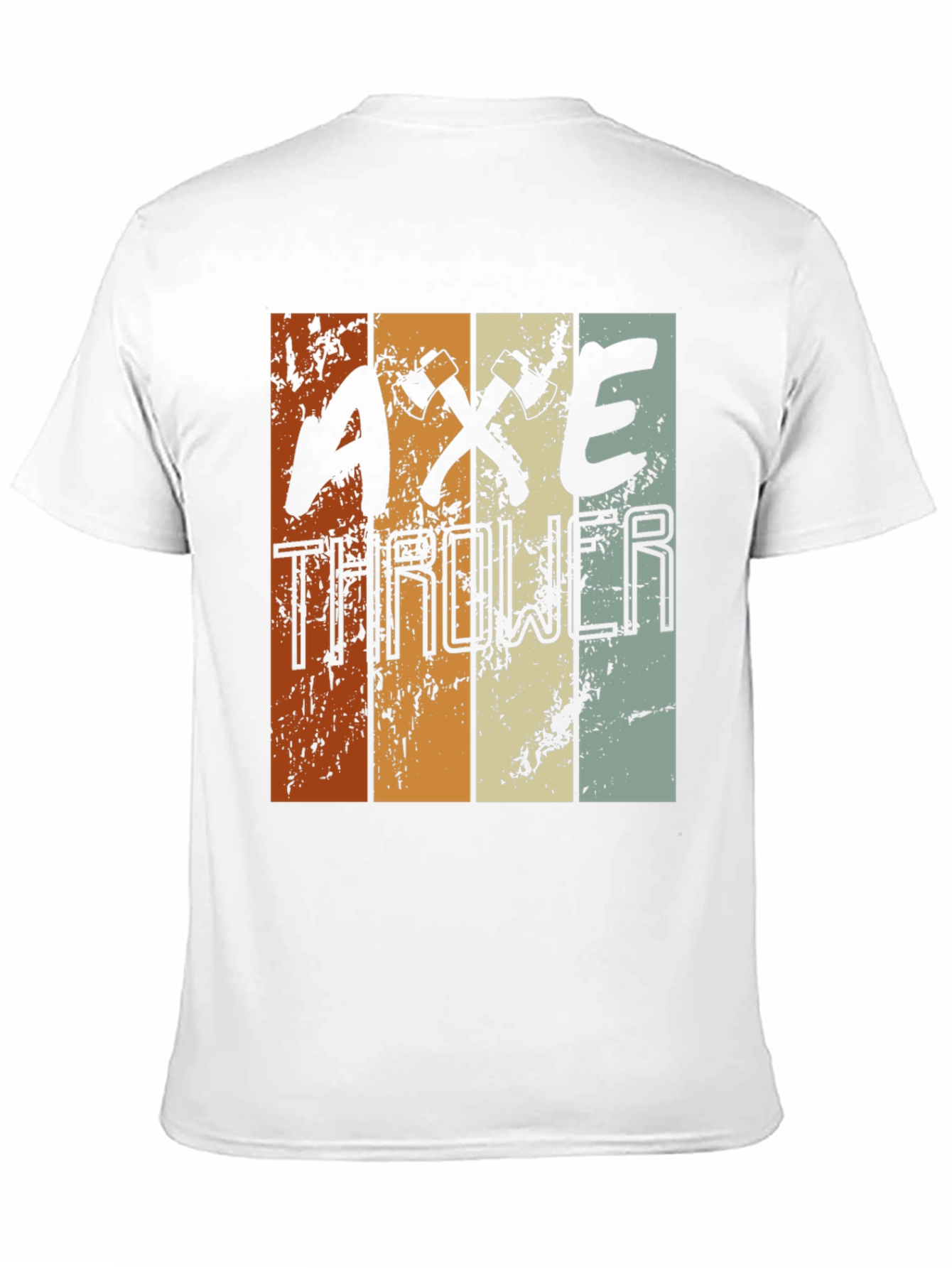 Axe Thrower Retro Style T-Shirt