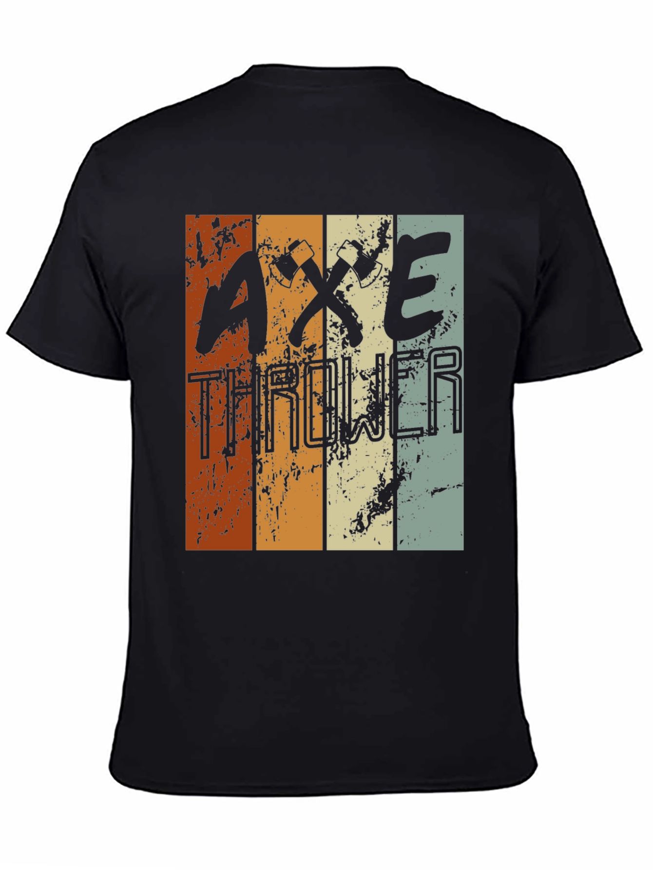Axe Thrower Retro Style T-Shirt