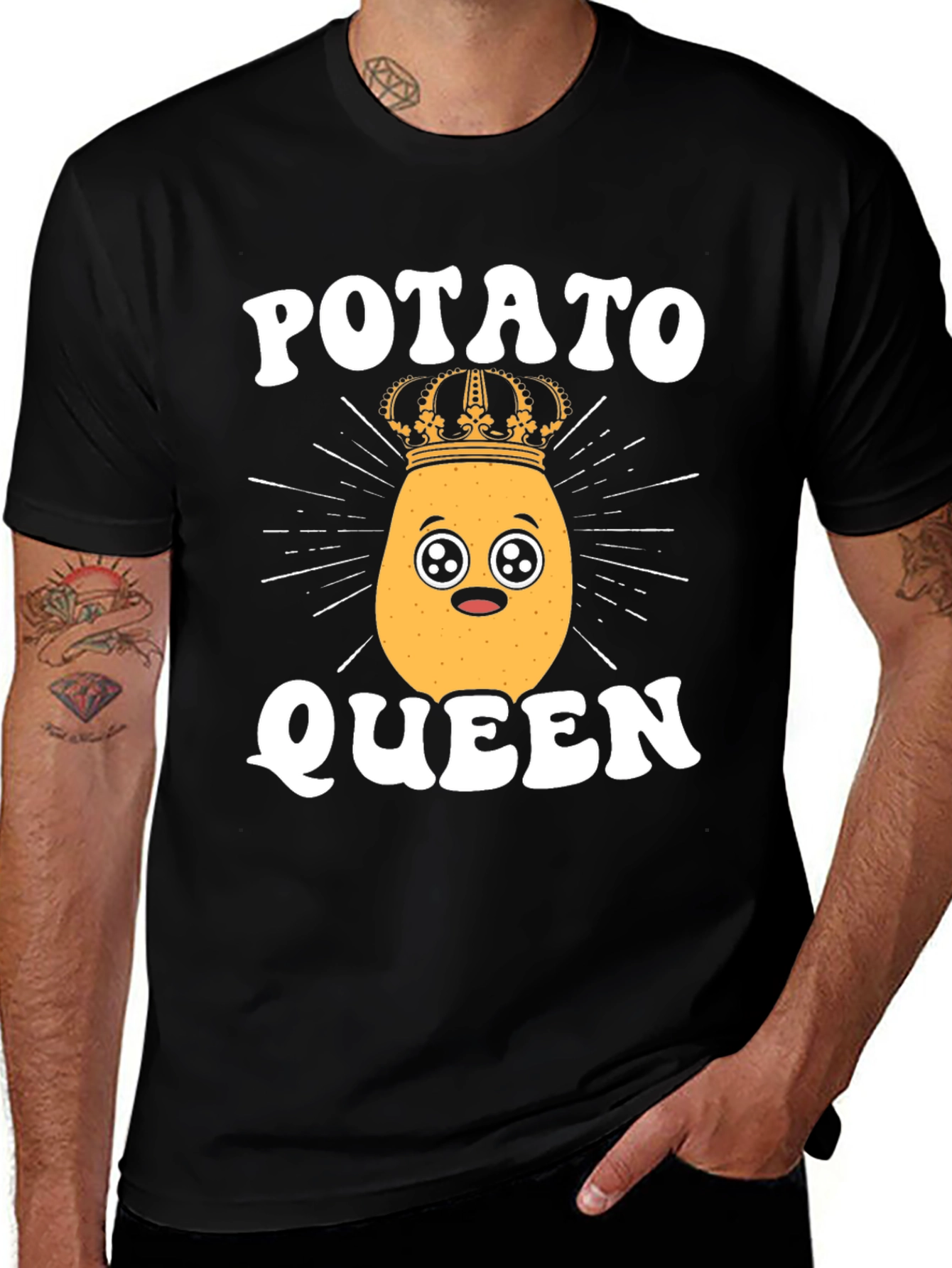 Potato Queen T-Shirt - Cute Kawaii Funny