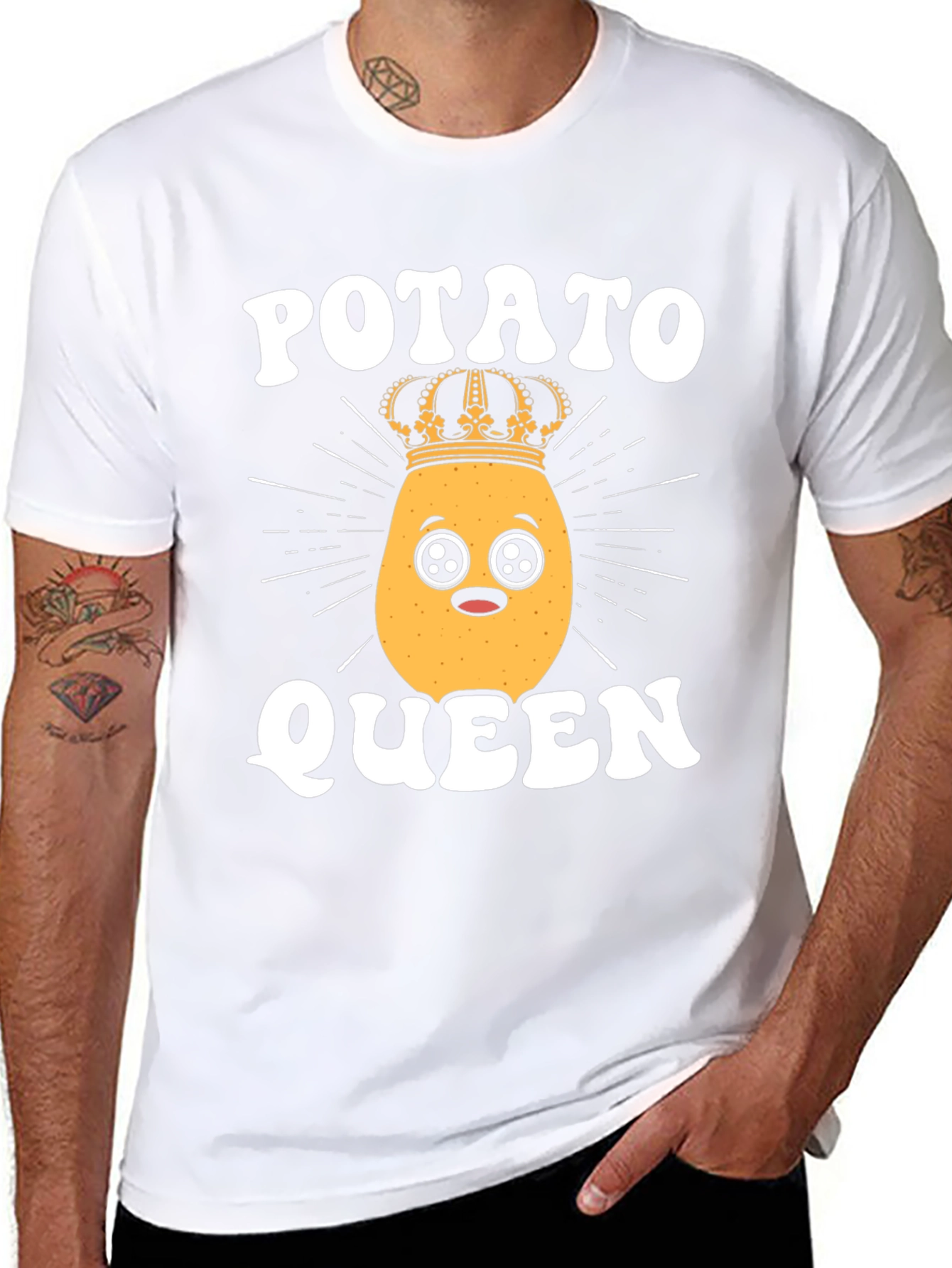 Potato Queen T-Shirt - Cute Kawaii Funny