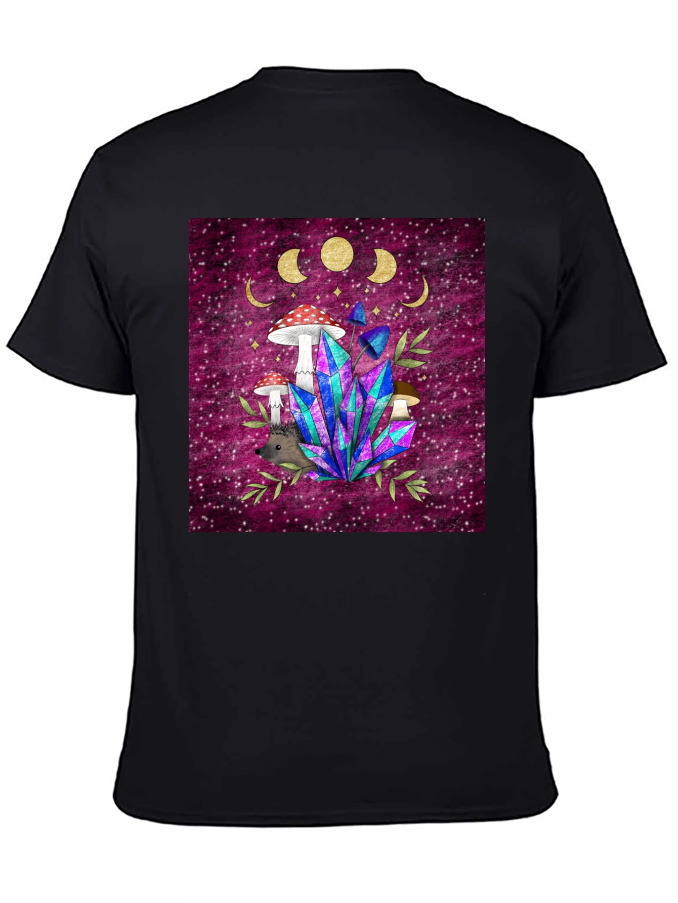 Mystical Mushroom & Crystal T-Shirt