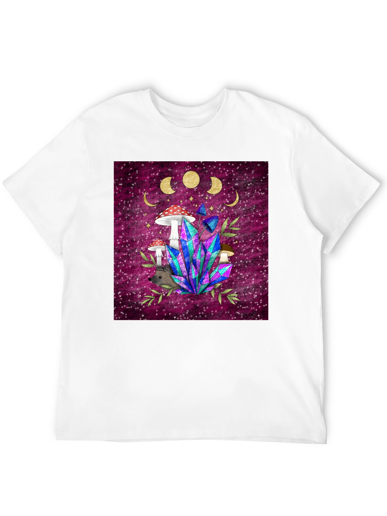 Mystical Mushroom & Crystal T-Shirt