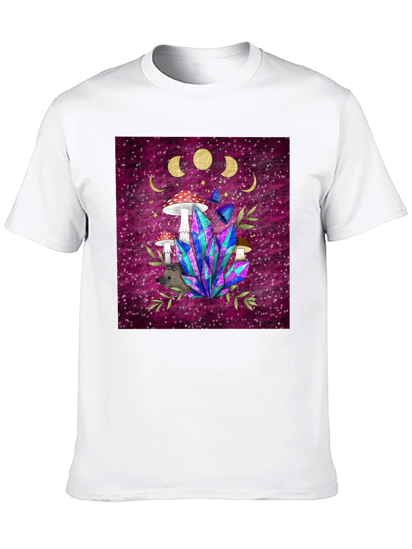 Mystical Mushroom & Crystal T-Shirt