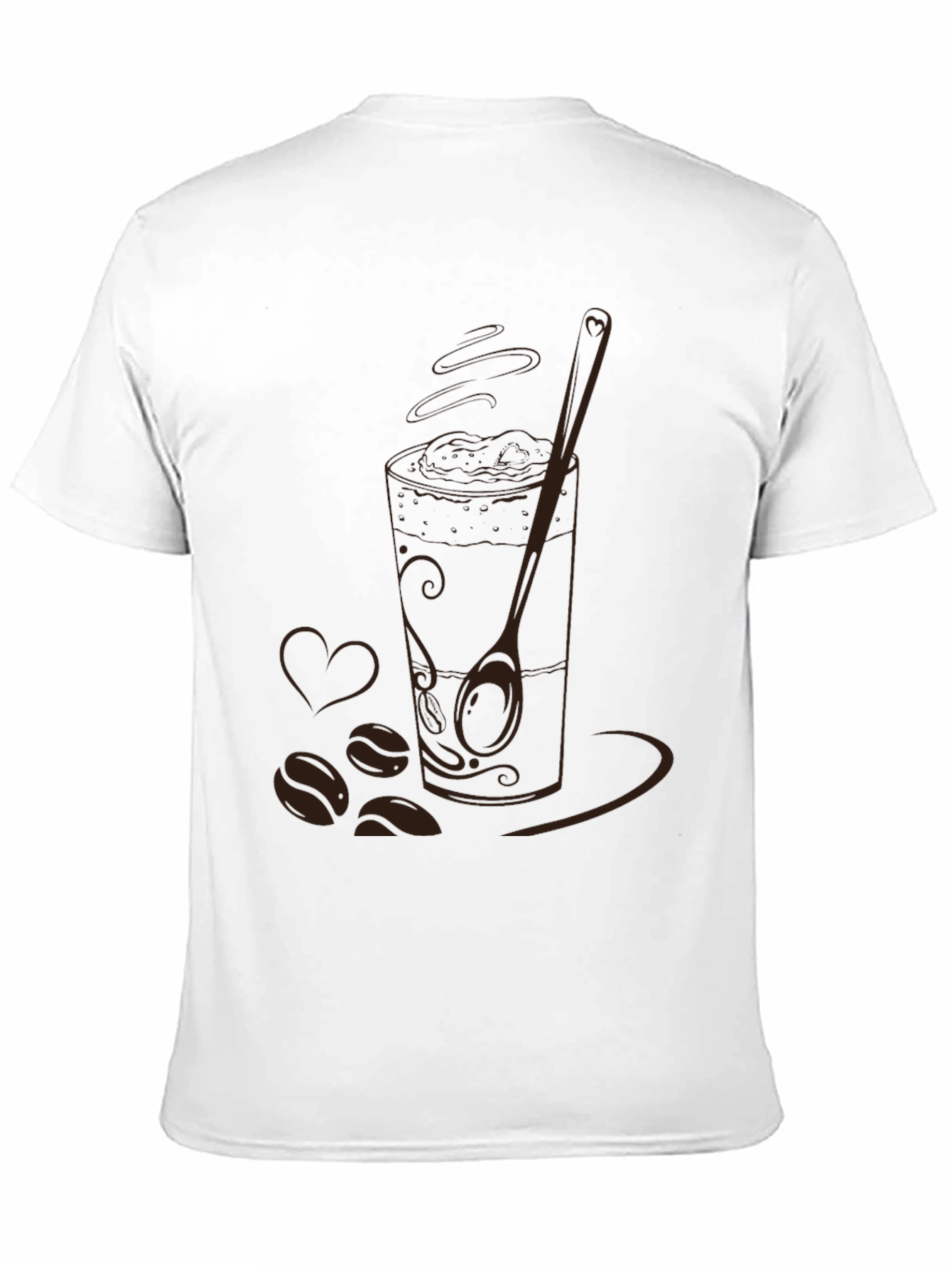 Coffee Lovers Graphic Tee - Black