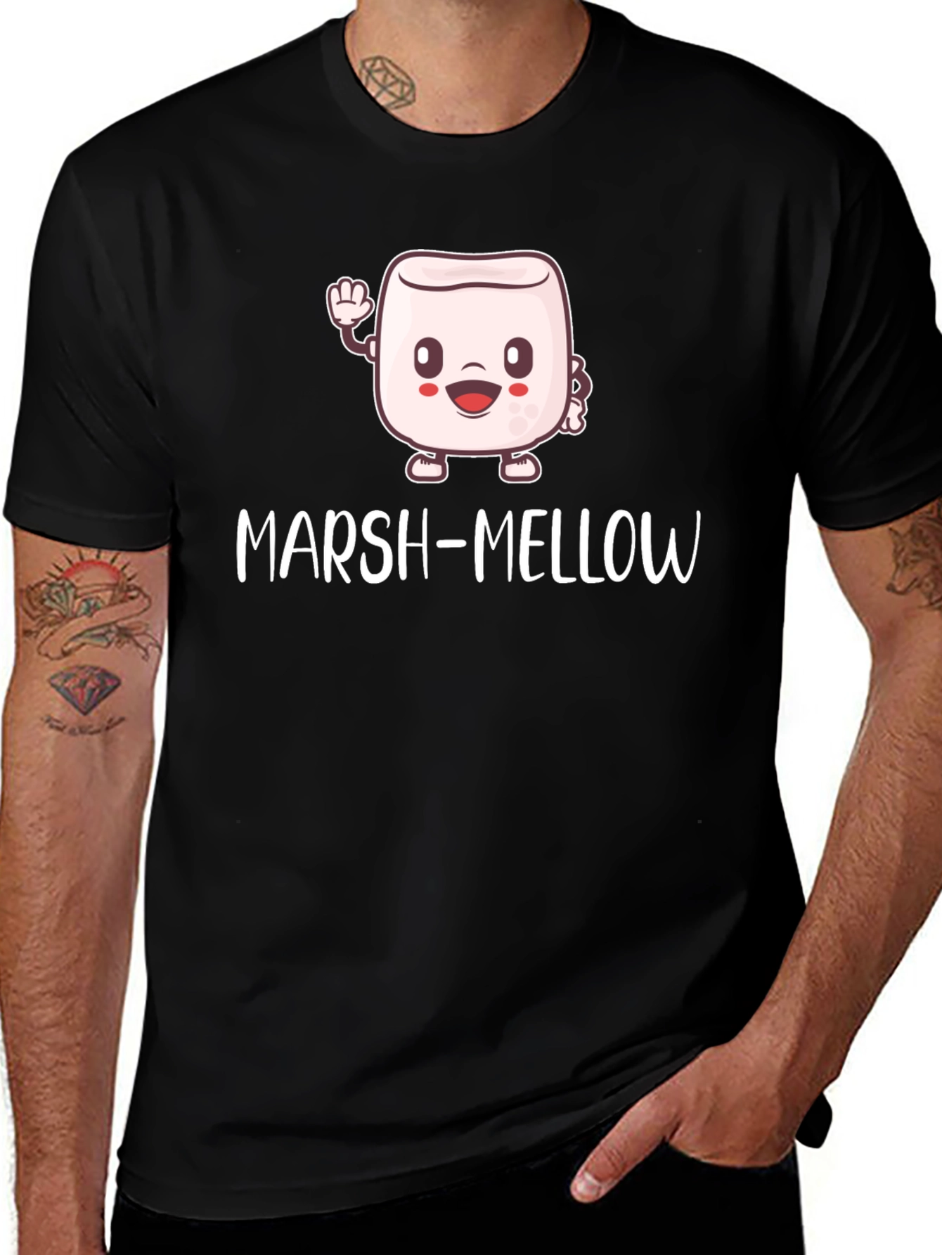 Marsh-Mellow Graphic T-Shirt