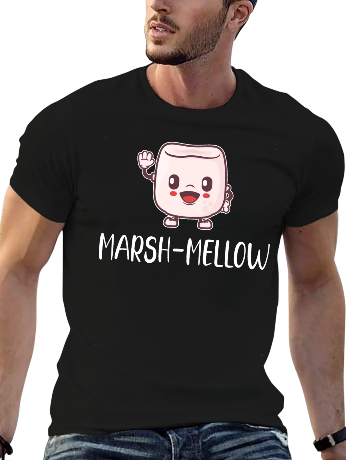 Marsh-Mellow Graphic T-Shirt