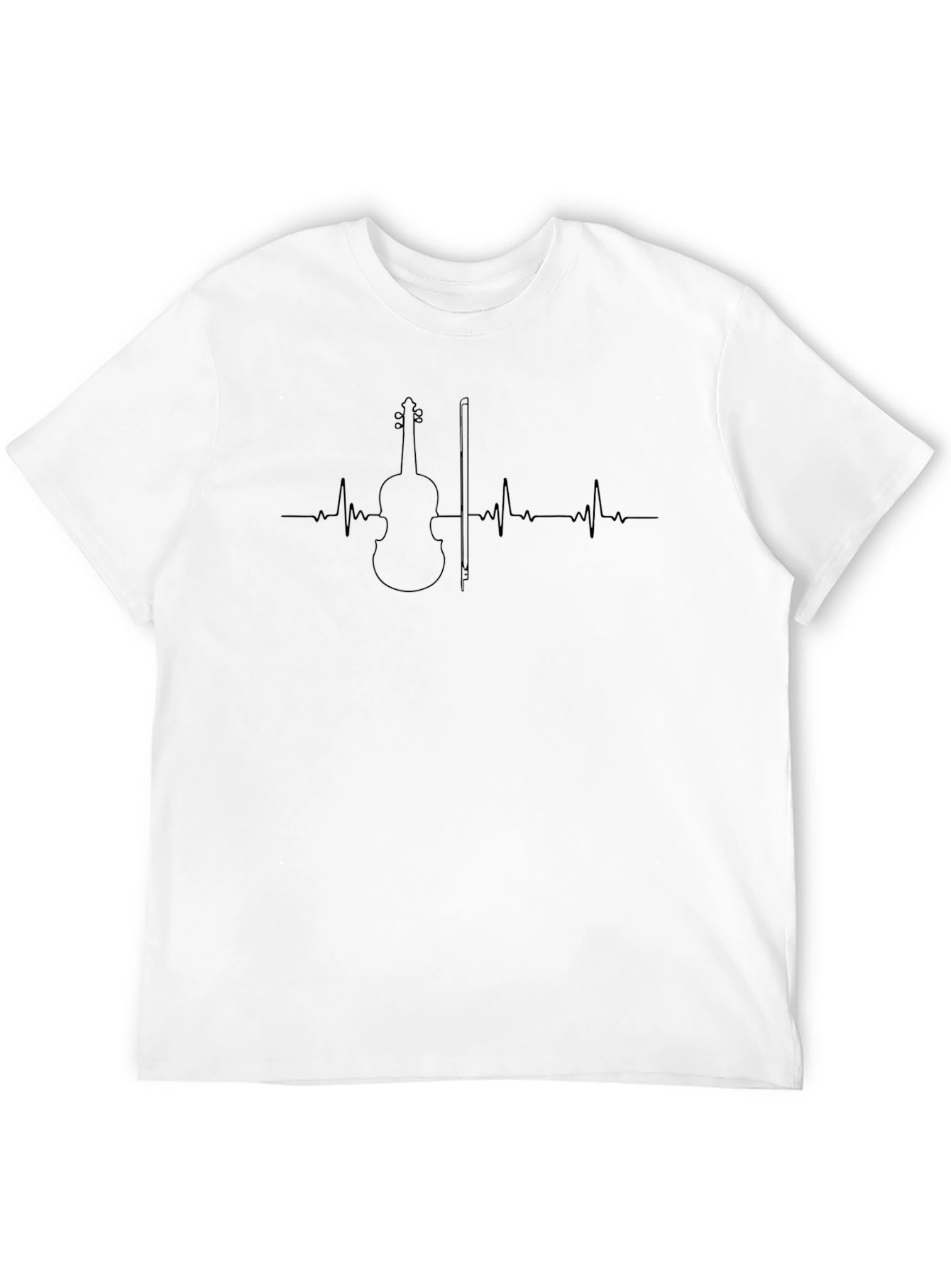 Violin Heartbeat T-Shirt - Musicians Tee