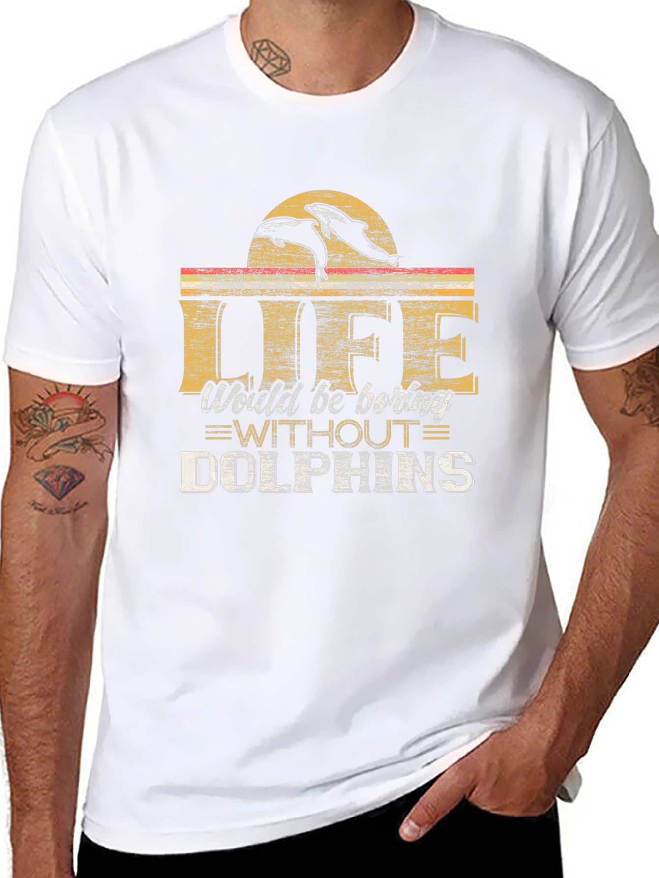 Life Would Be Boring Without Dolphins T-Shirt