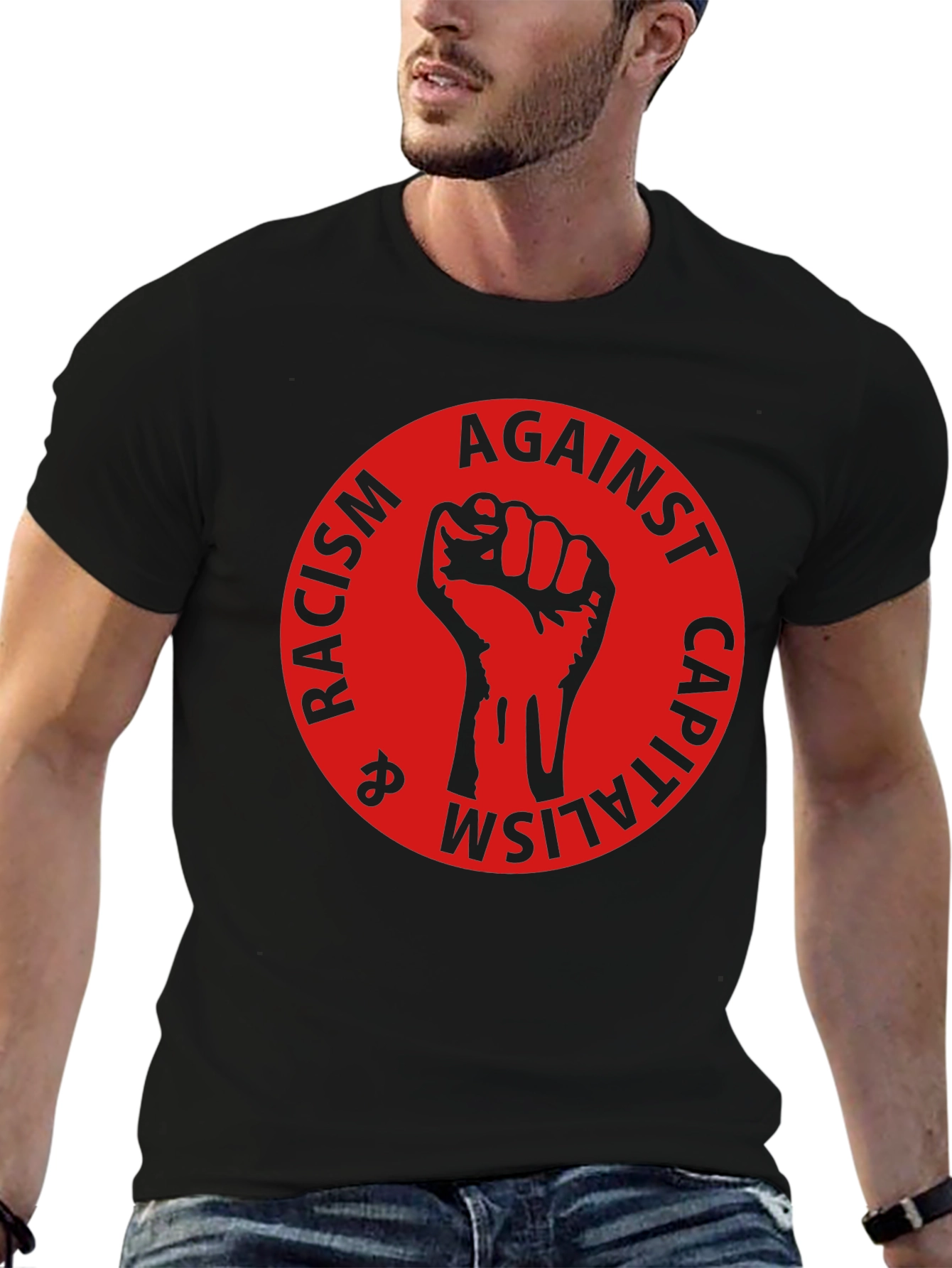 Anti-Racism & Capitalism Fist T-Shirt