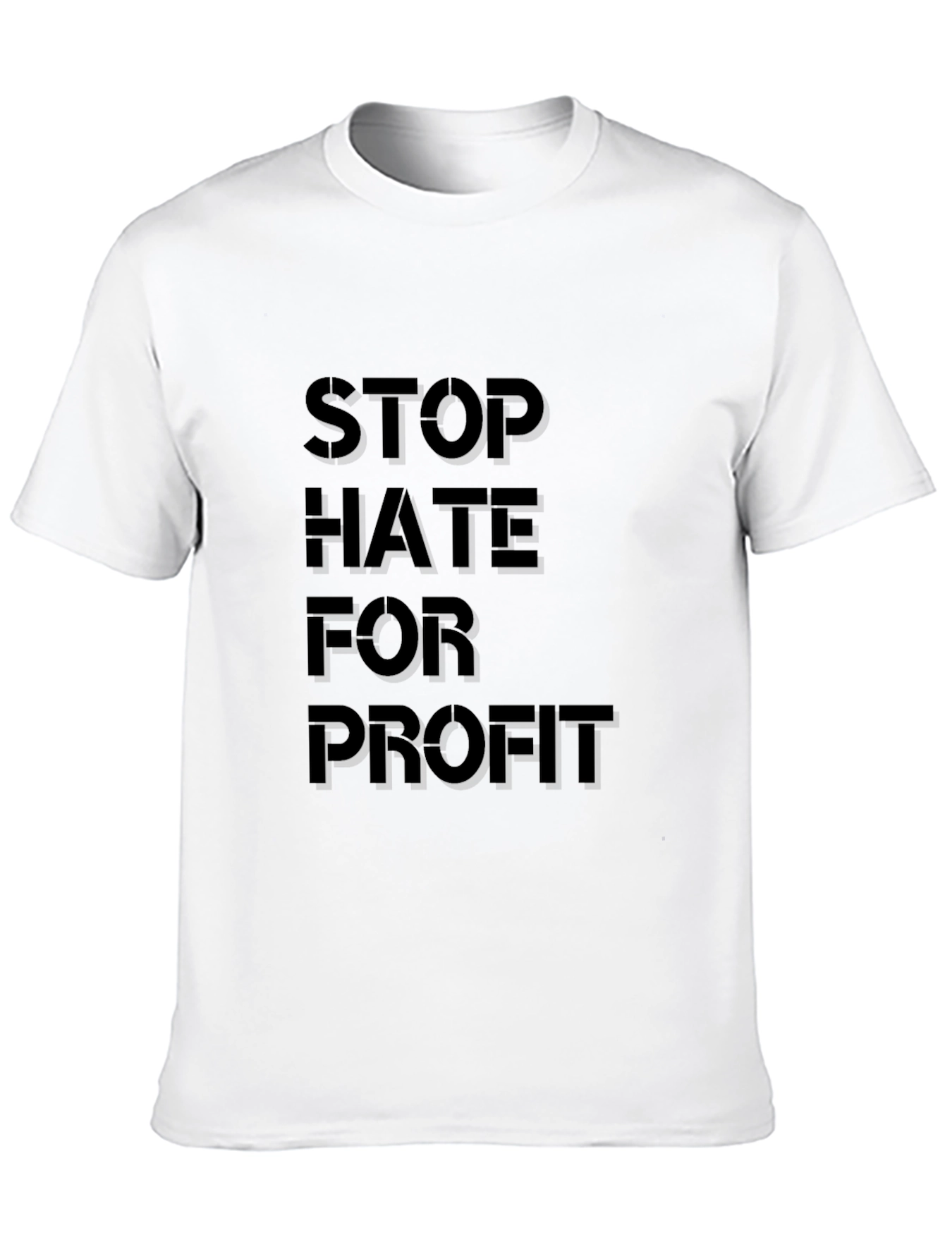 Stop Hate for Profit Black T-Shirt