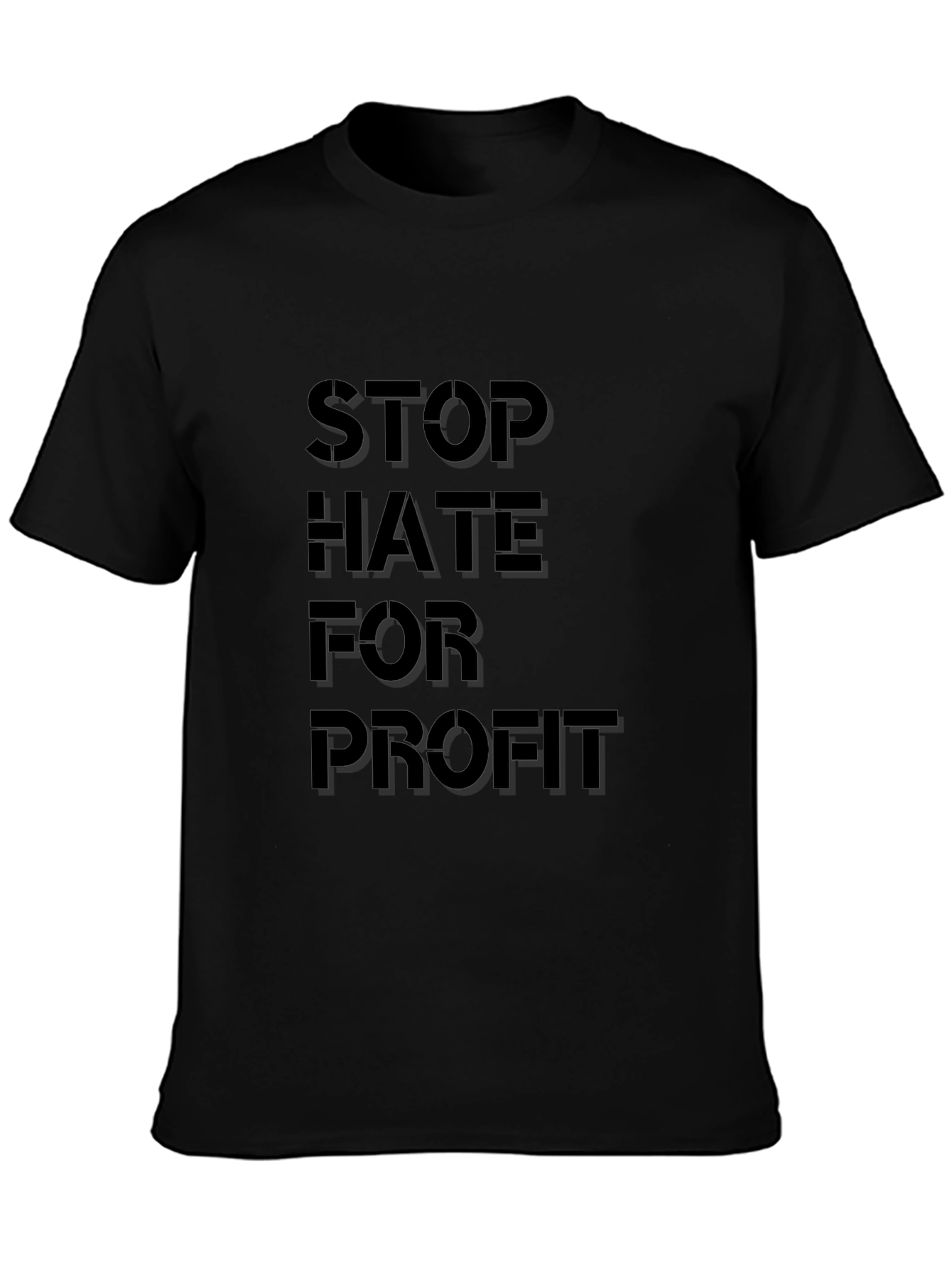 Stop Hate for Profit Black T-Shirt